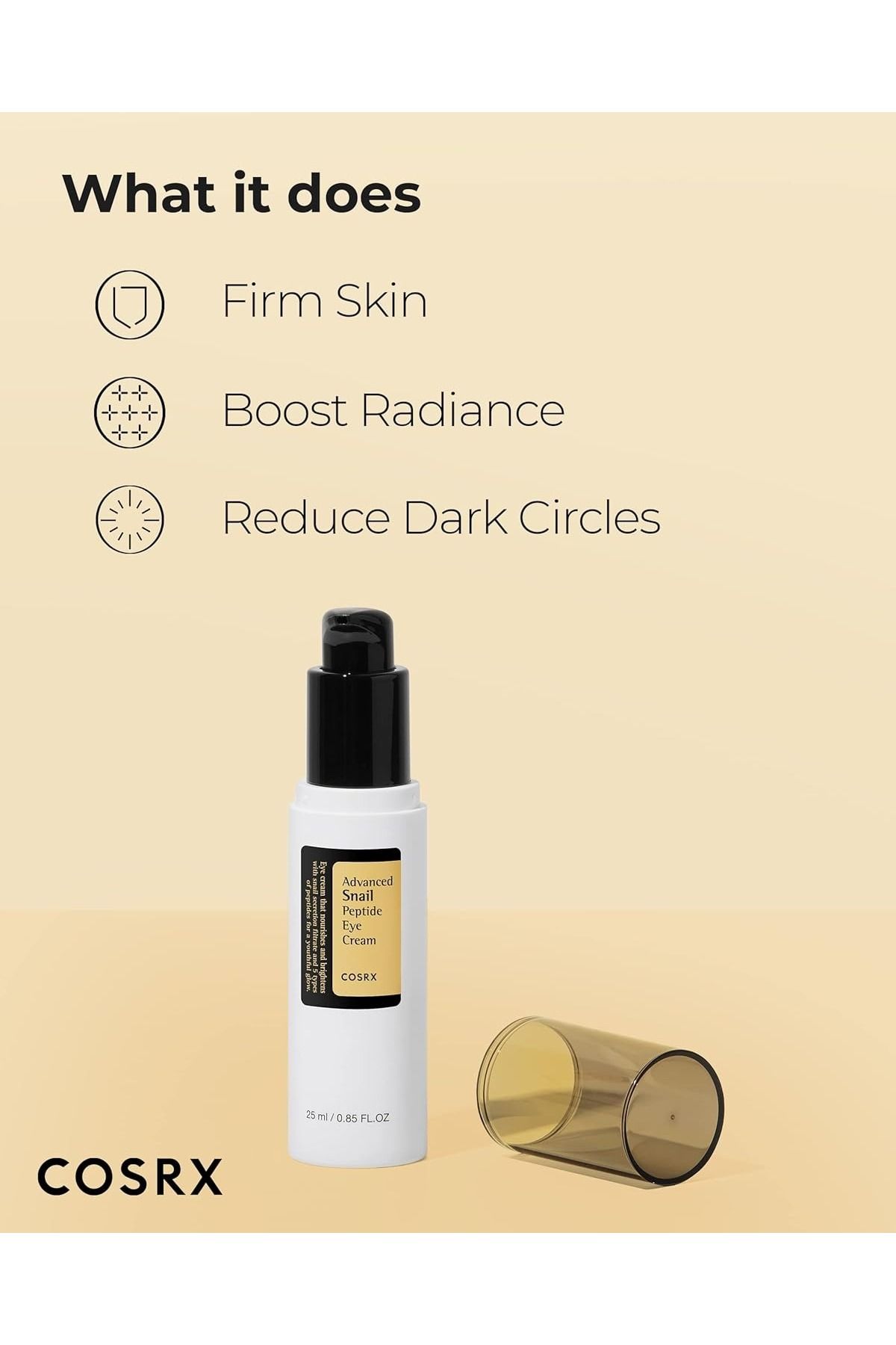 Cosrx-Cosrx Advanced Snail Peptide Eye Cream 25ml - Snail Extract and Peptide Eye Cream 4