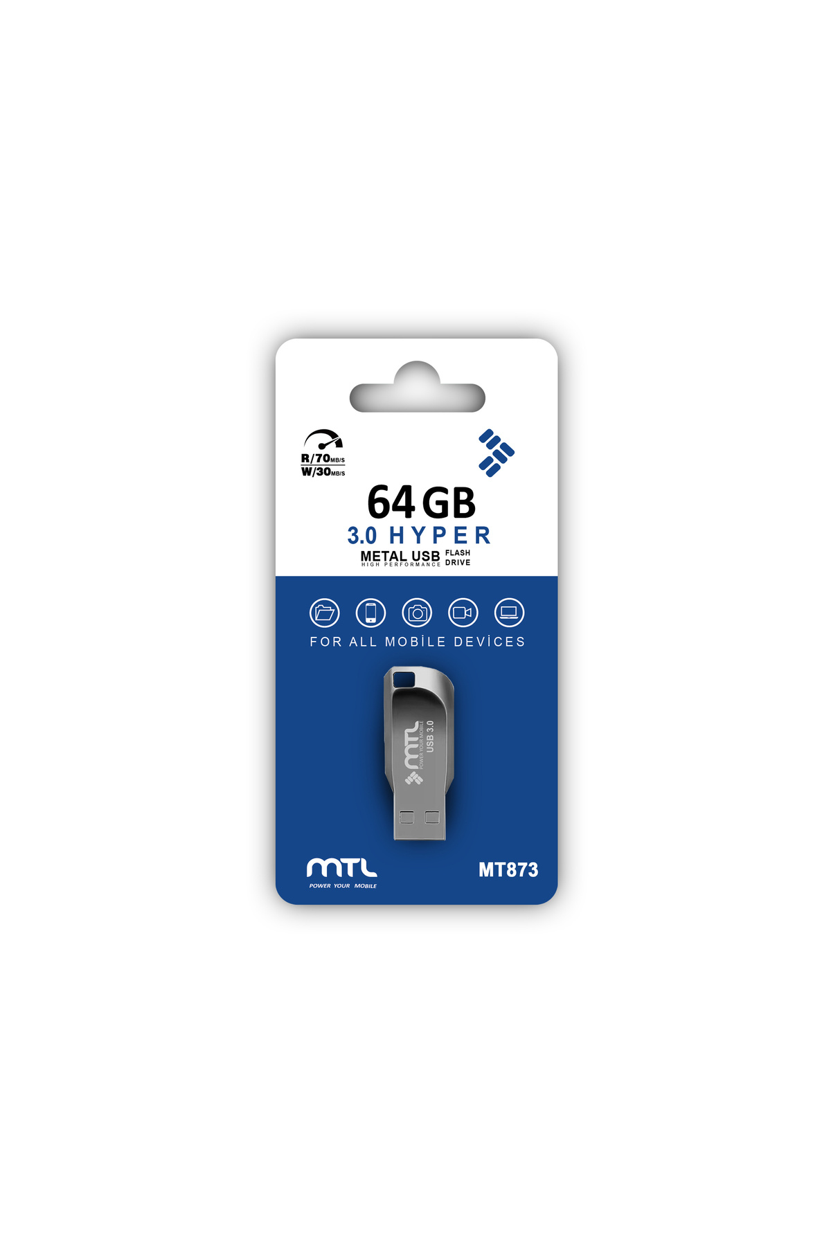 MTL-64 Gb USB 3.0 Metal Memory Drive 1