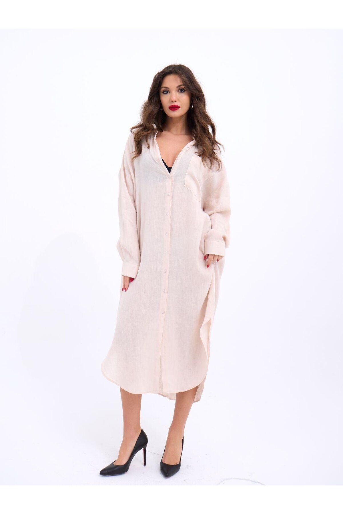 Deridün Yıldız Shoes 7120 ELBİSE-BEJ