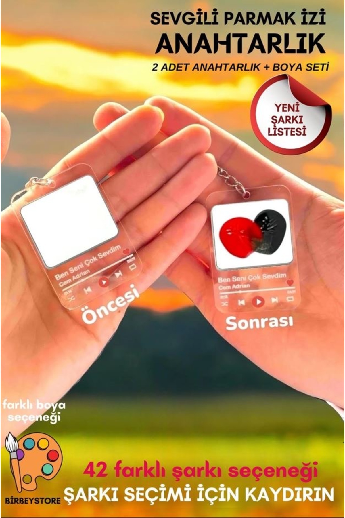 BİRBEYSTORE Sevgiliye Hediye Doğum Günü Sevgililer Günü Anlamlı Hediye Çift Sevgili Anahtarlık