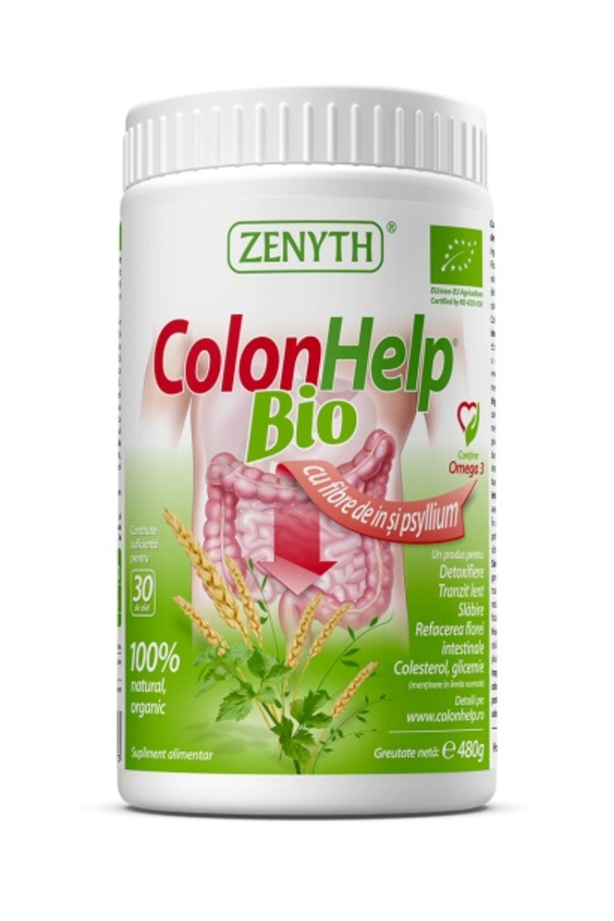 ZENYTH Colonhelp Bio 480g - Organic - Mărime unică
