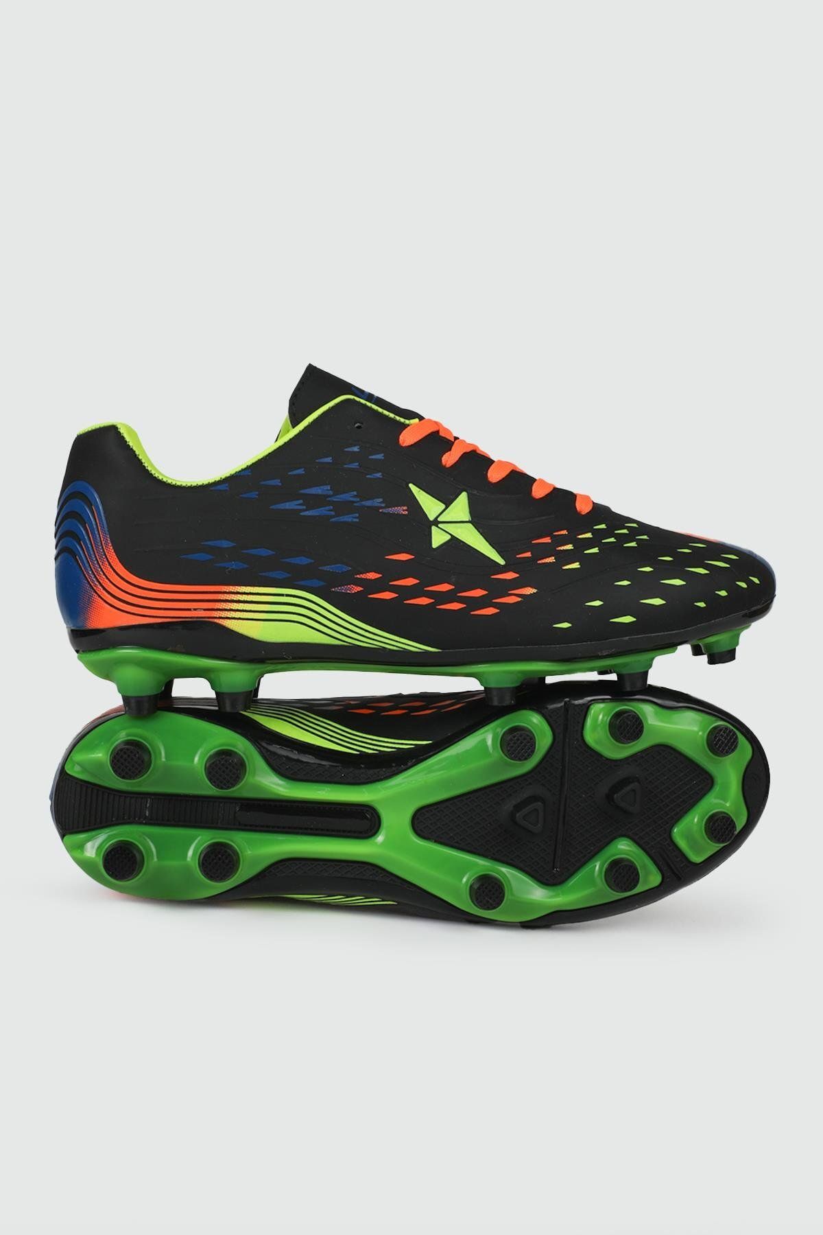 GÜLERSHOES-Guaranteed Original Men's Toothed Football Boots with Ankle Socks Number 40-41-42-43-44 for Carpet Field 3