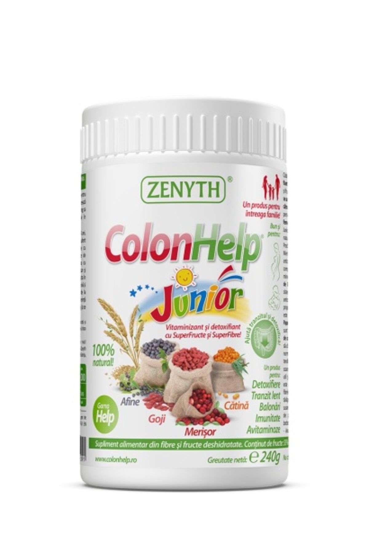 ZENYTH Colon Help Junior 240g - One Size