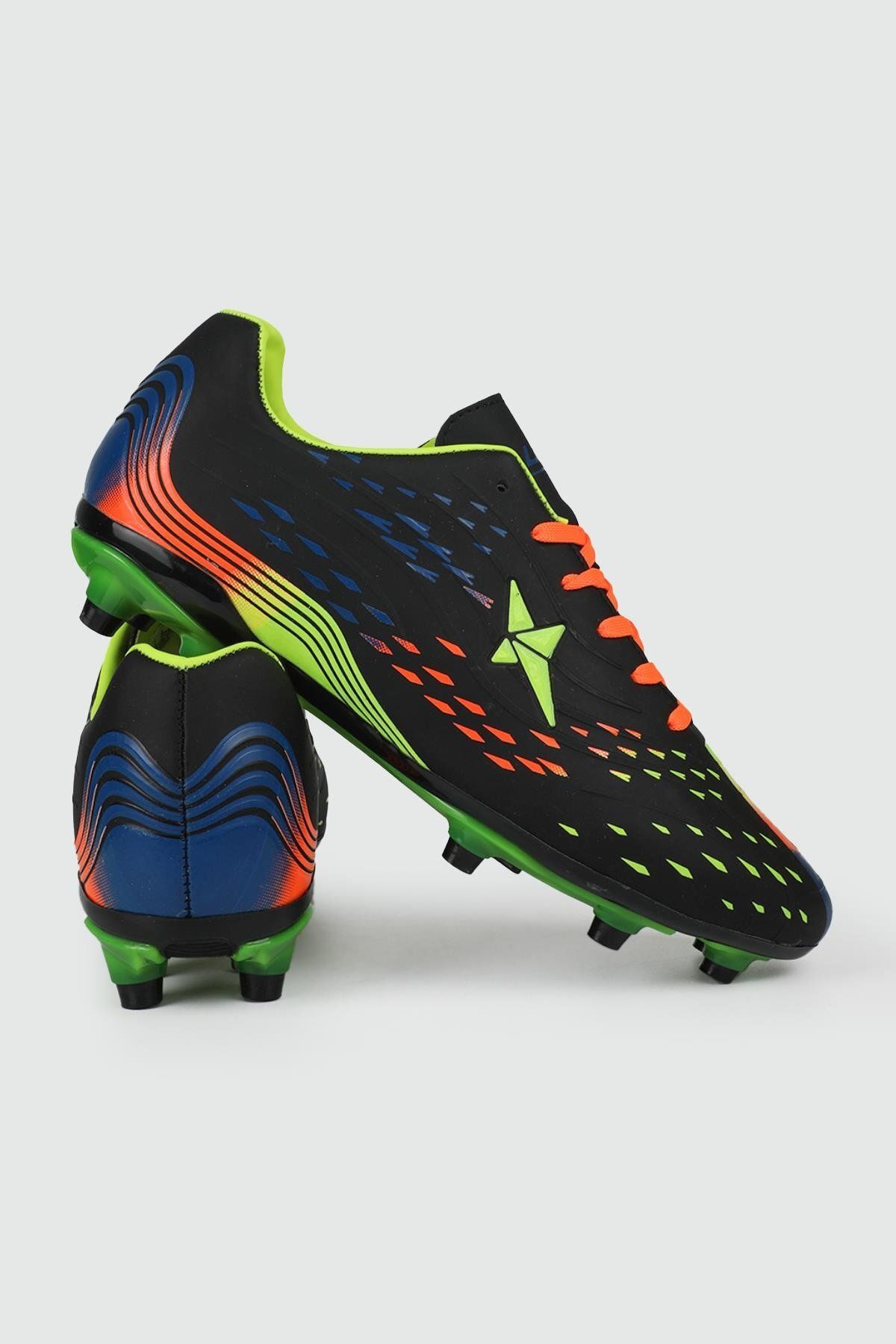 GÜLERSHOES-Guaranteed Original Men's Toothed Football Boots with Ankle Socks Number 40-41-42-43-44 for Carpet Field 4