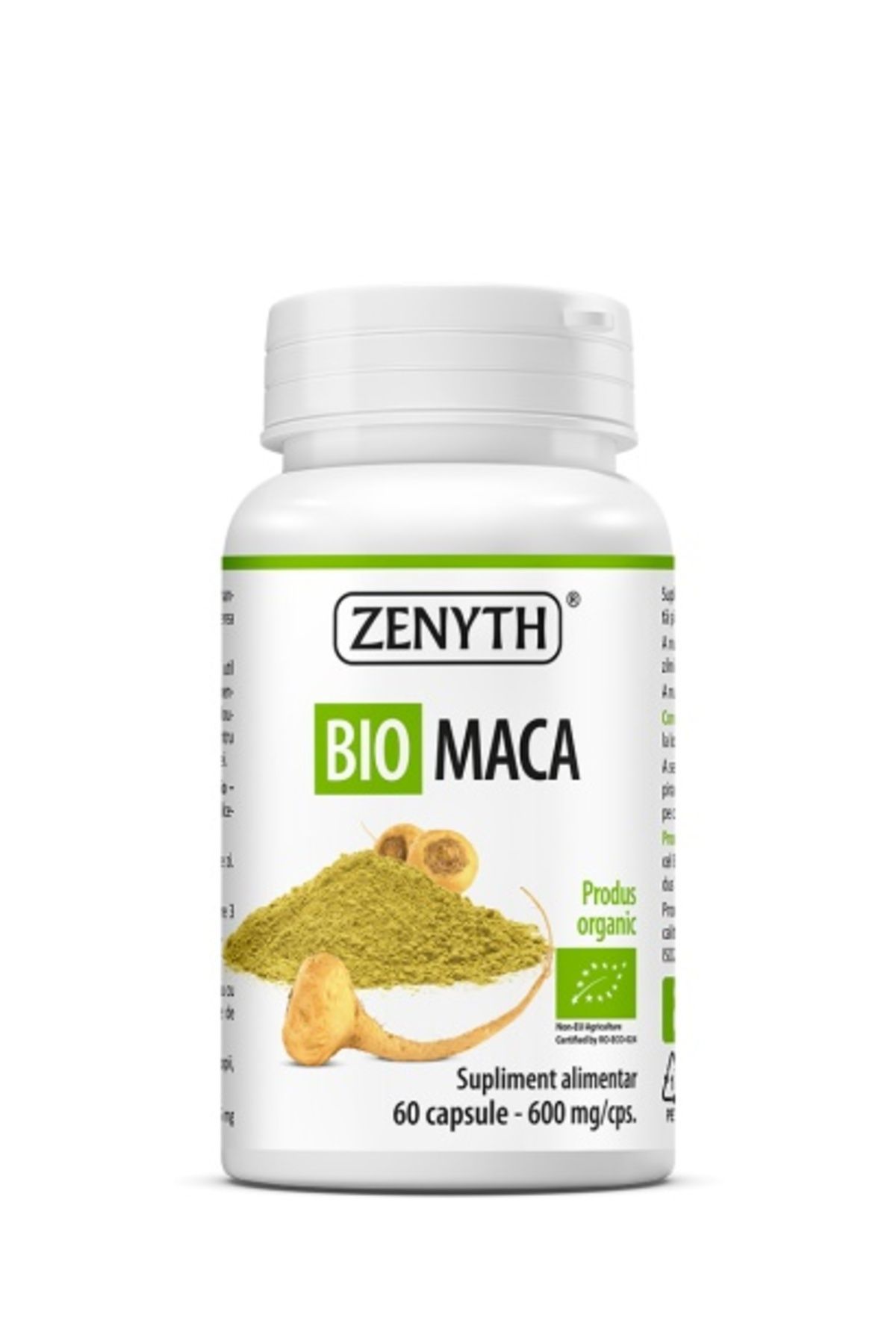 ZENYTH Bio Maca 60 Cps Organic - One Size