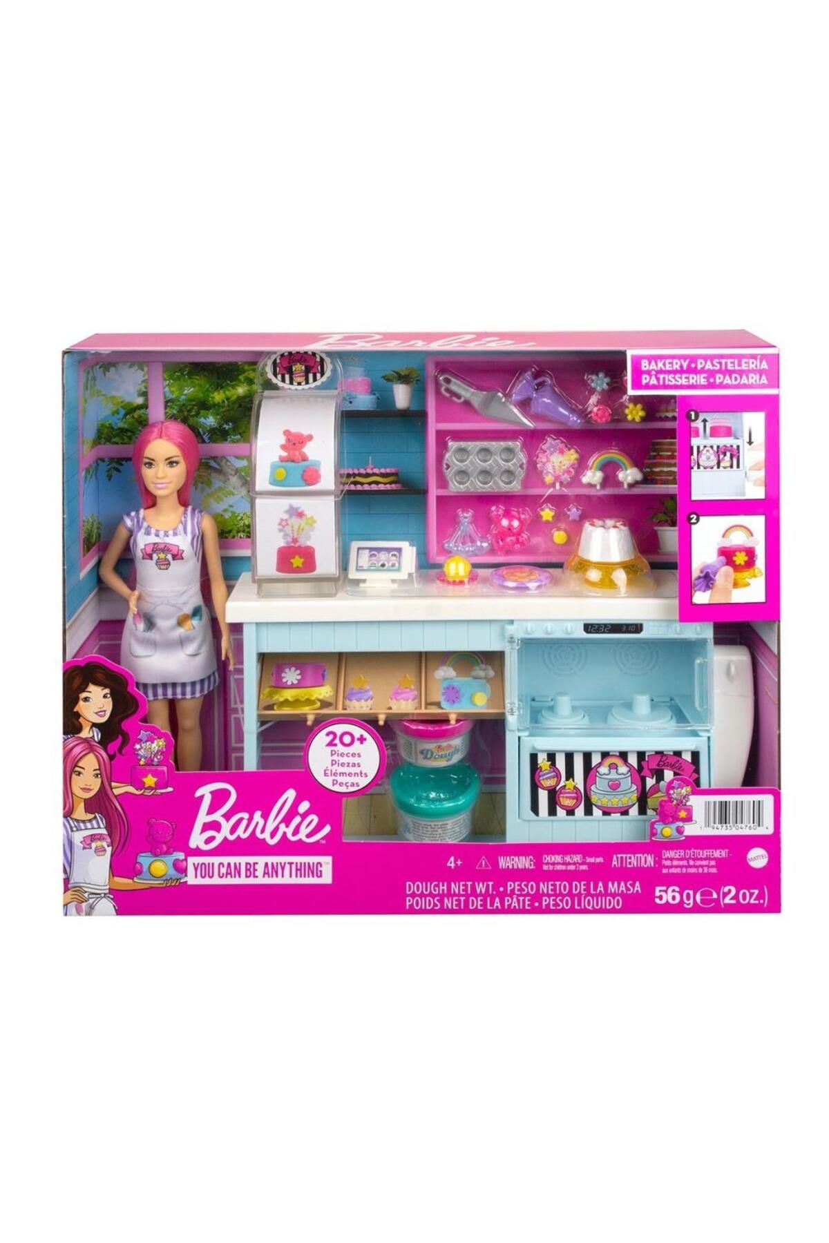 mrpurple HGB73 Barbi Pasta Dükkanı Oyun Seti