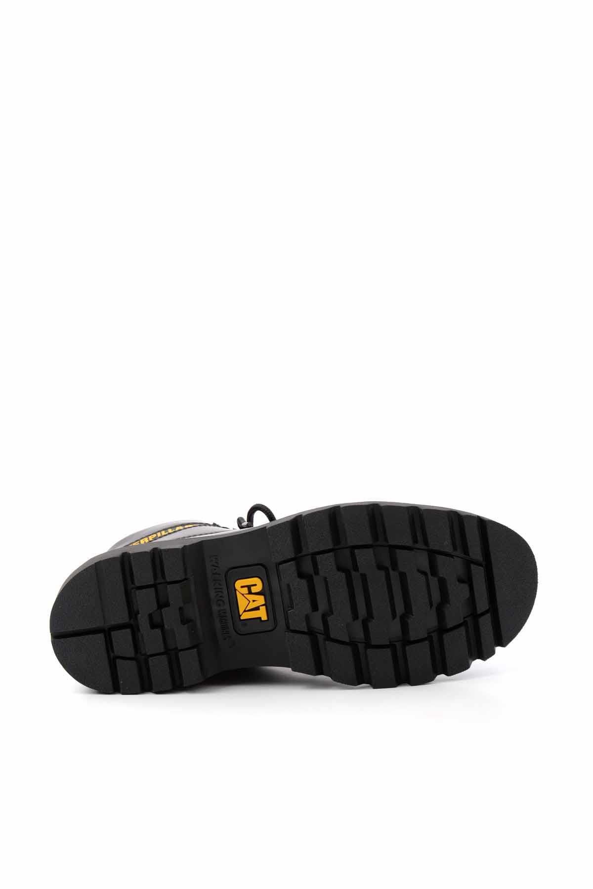 Caterpillar-Herren-Outdoor-Stiefel aus schwarzem Leder CAT 1111015903 7