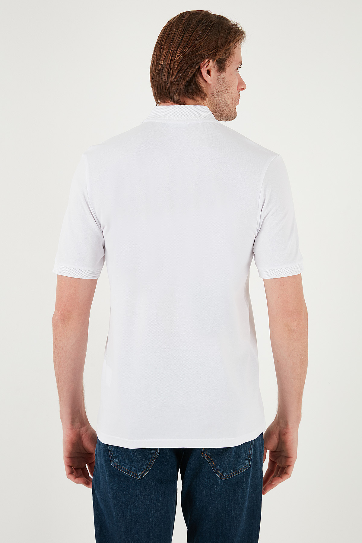 Buratti-Cotton Regular Fit Polo Neck T-Shirt Men 5901029 6