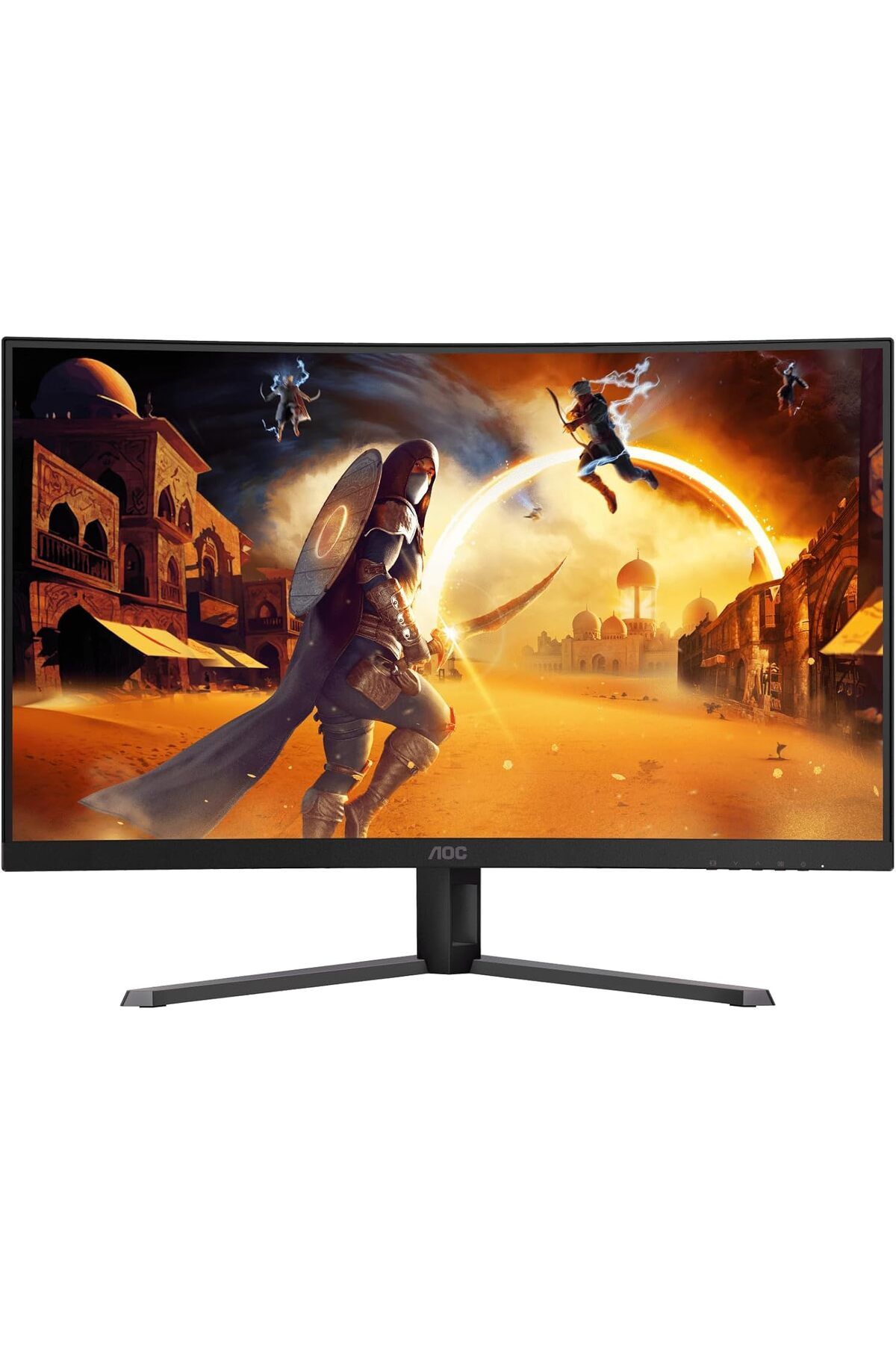 Aoc-27" 180Hz Gaming Monitor 2560 × 1440 (QHD) 180Hz 0.5ms Fast VA Adaptive Sync HDR10 CQ27G4 2