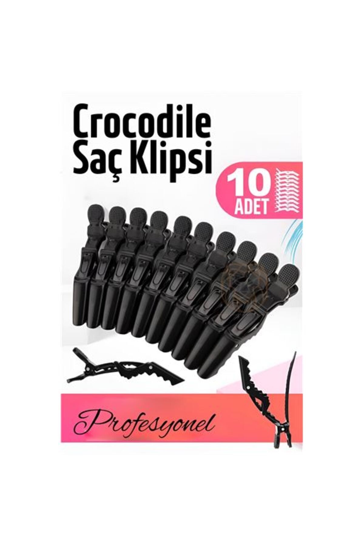 Skygo-Modacar Crocodile Hair Pliers Hair Clip 10 Pieces 1