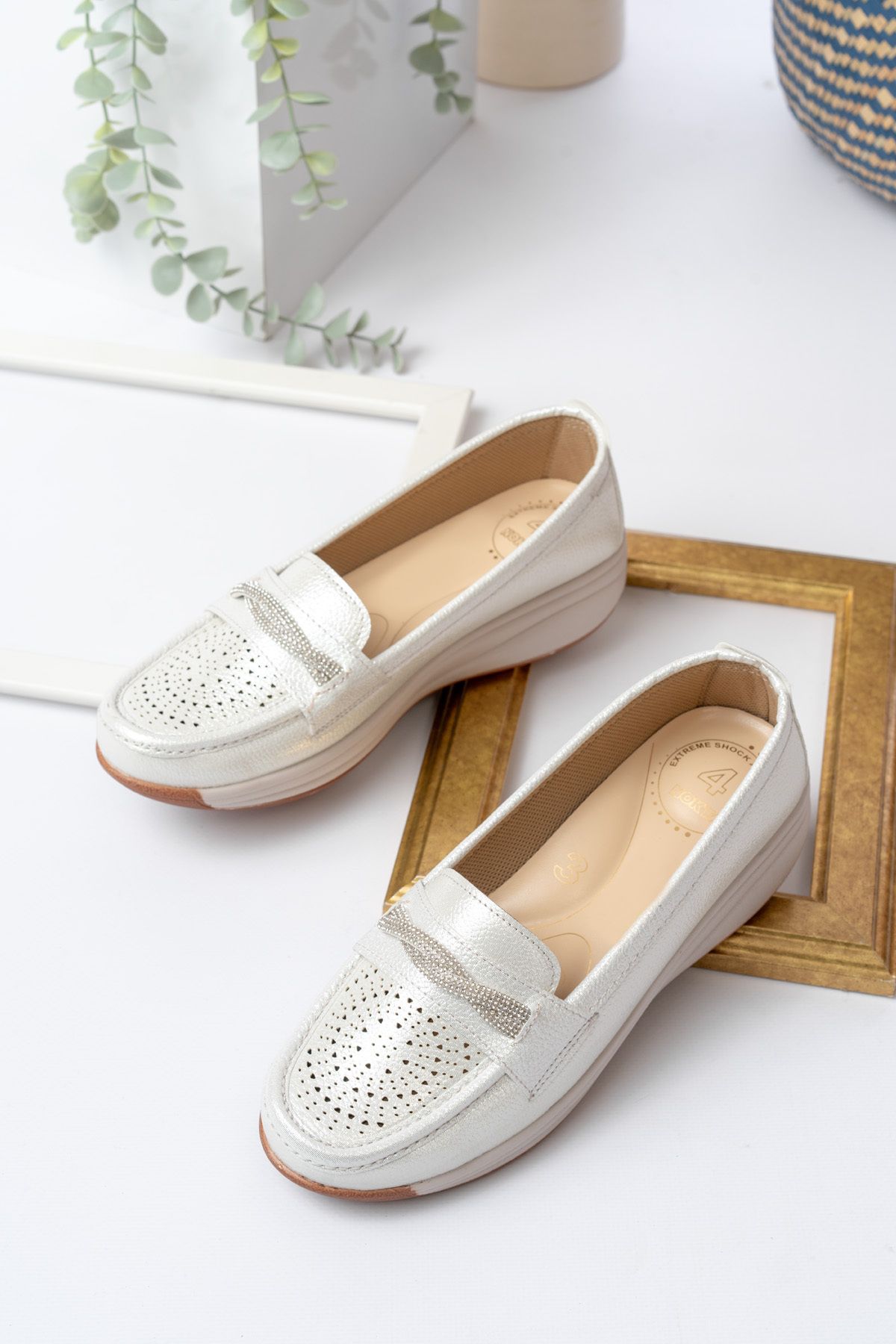 Slipcat-Women's Mother Orthopedic Anti-Sweat Non-Slip Comfortable Shoes Ballerinas 2