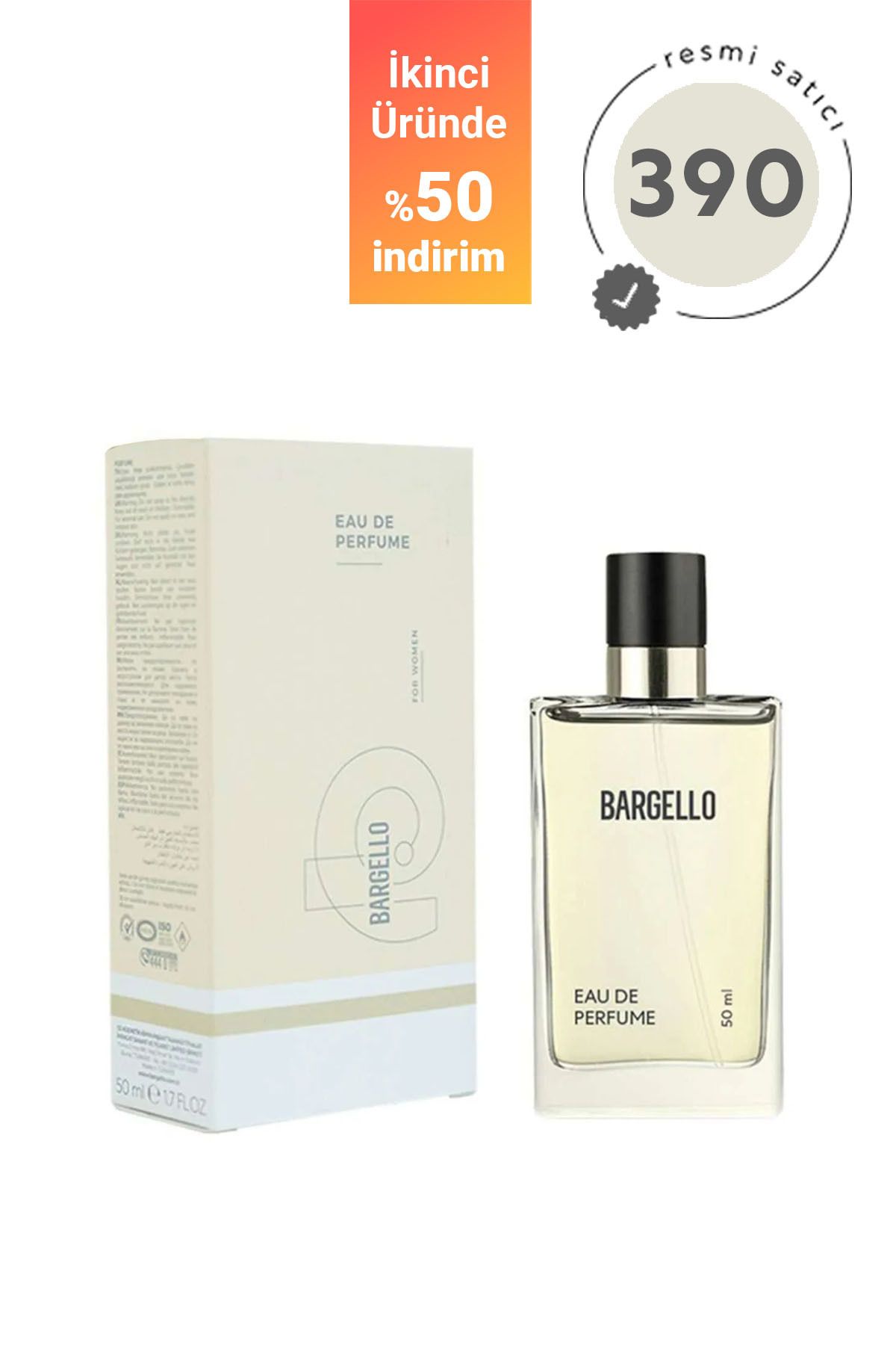 390 عطر زنانه 50 میلی لیتری Edp Floral Bargello
