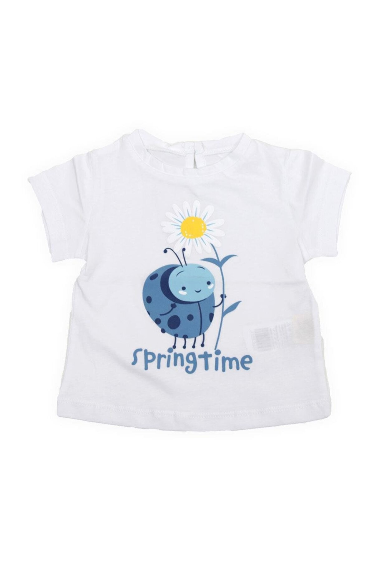 Çikoby-Baby Girl Daisy Printed T-Shirt Ck50532 1