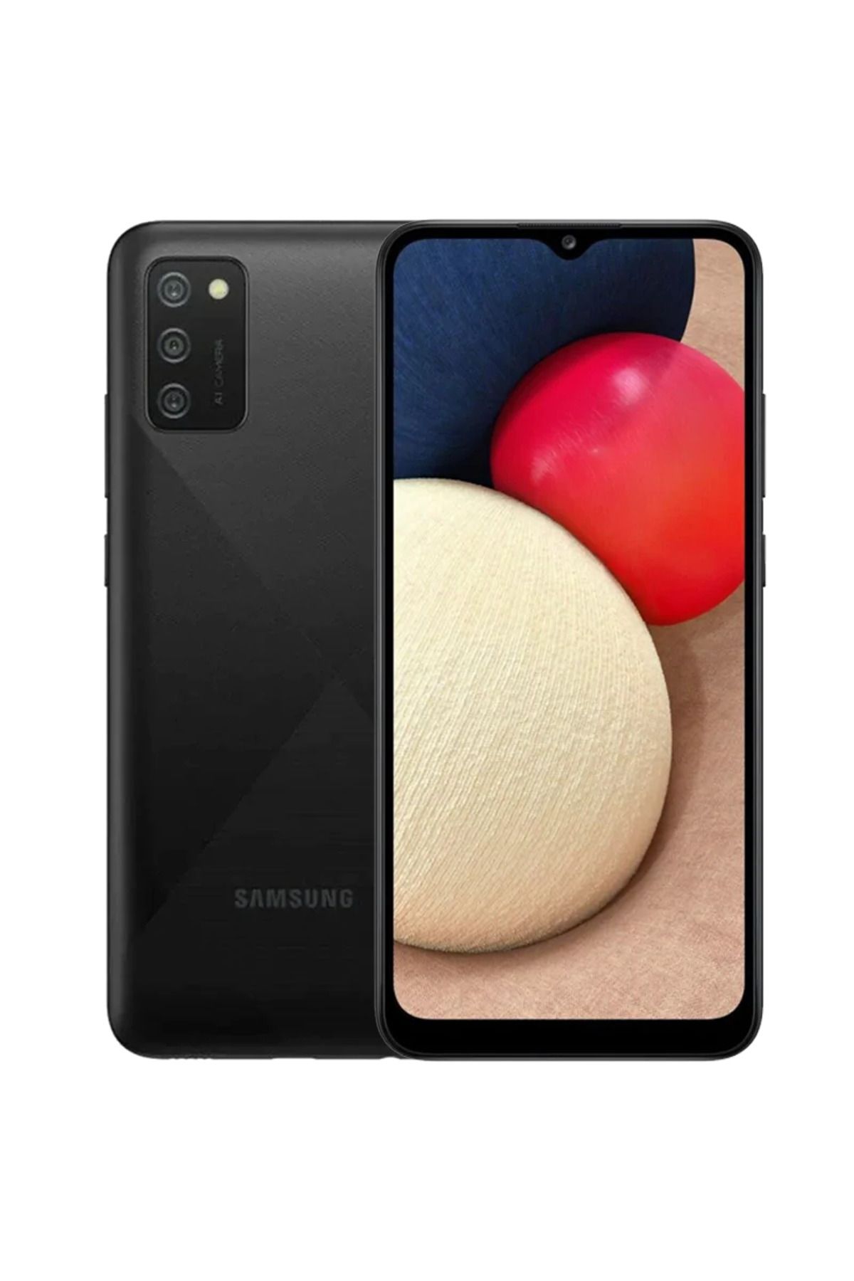 Yenilenmiş Samsung Galaxy A02S 32 GB Siyah Cep Telefonu (12 Ay Garantili) - A Kalite