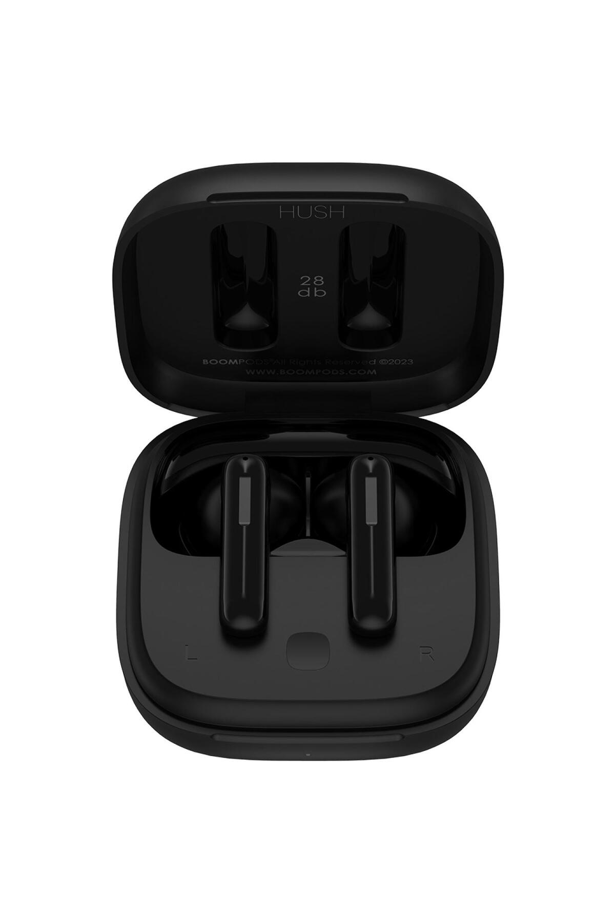 Bassline Hush ANC, TWS Kulaklık, Siyah