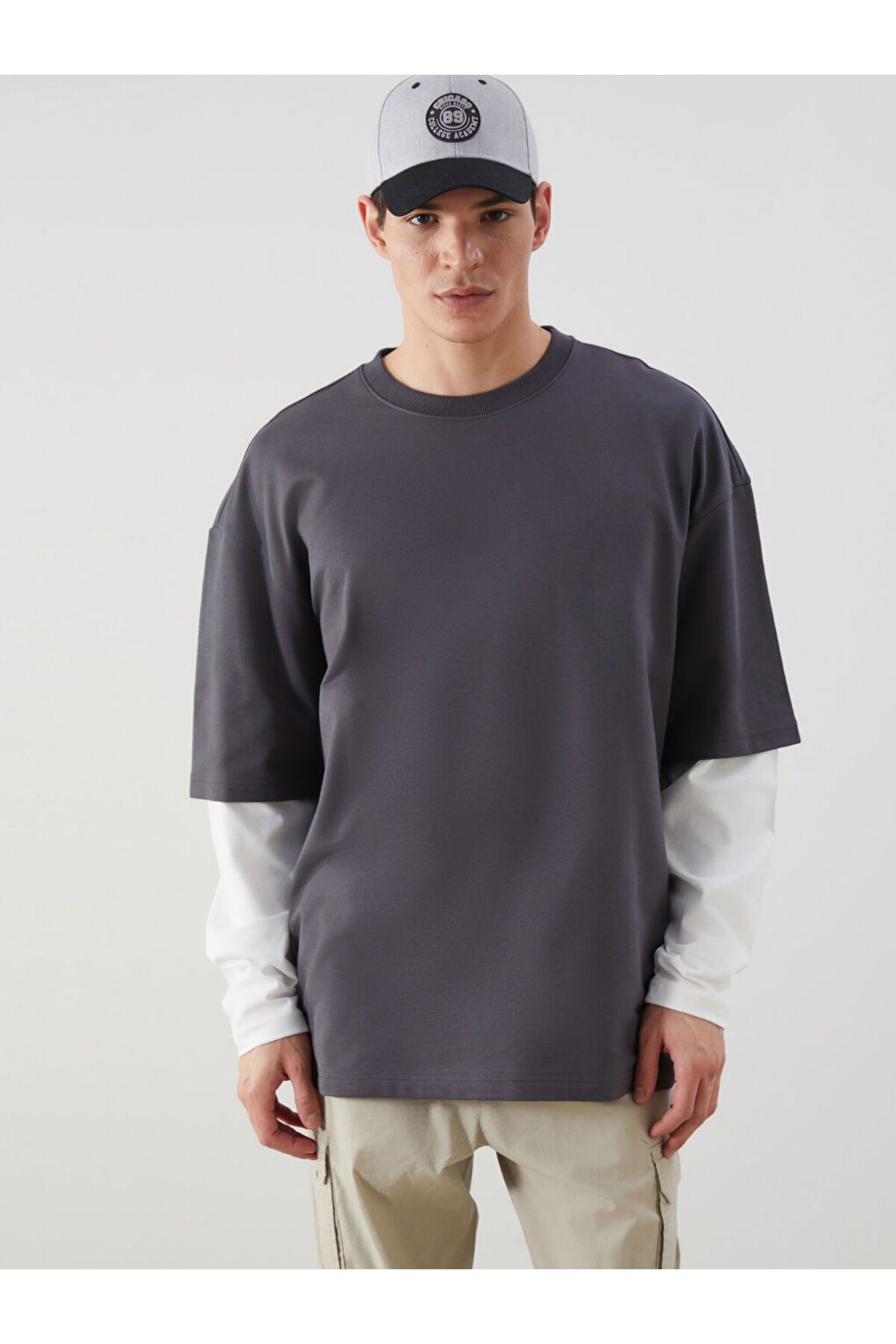LC Waikiki Bisiklet Yaka Uzun Kollu Erkek Sweatshirt