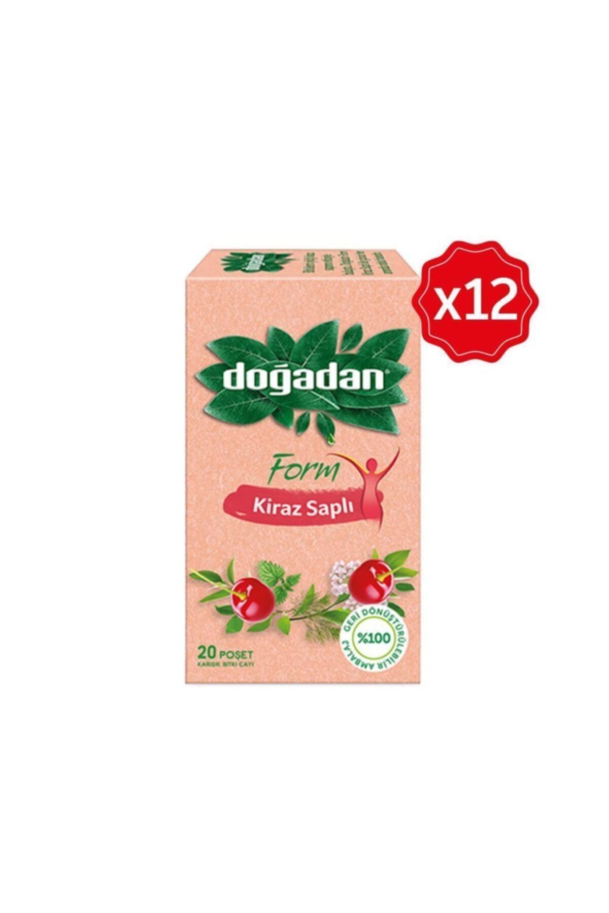 Doğadan Form Kiraz Saplı Karışık Bitki Çayı 20'li X 12 Adet