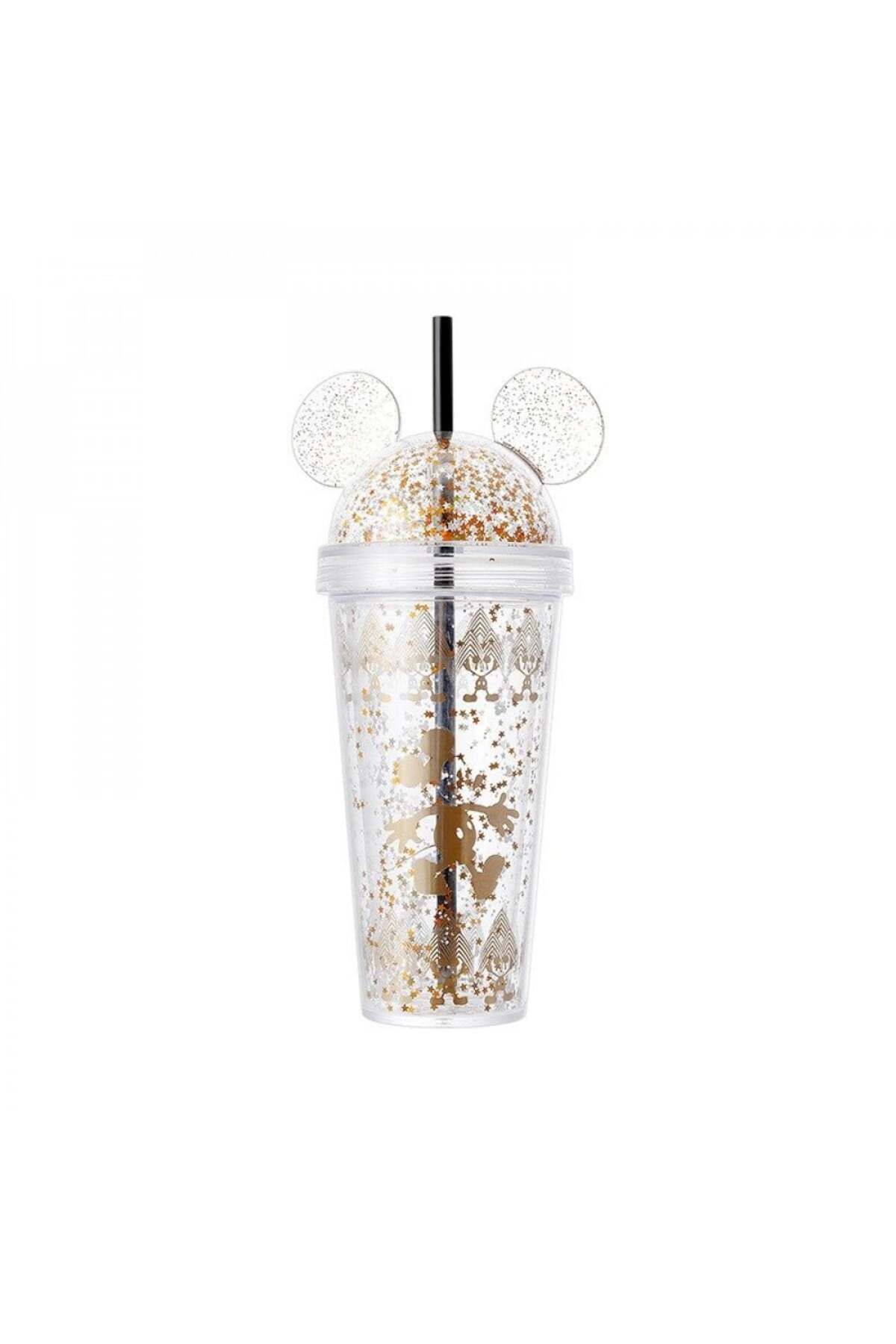 Miniso-Cup with a bottle - 420 ml - Mickey Mouse 2