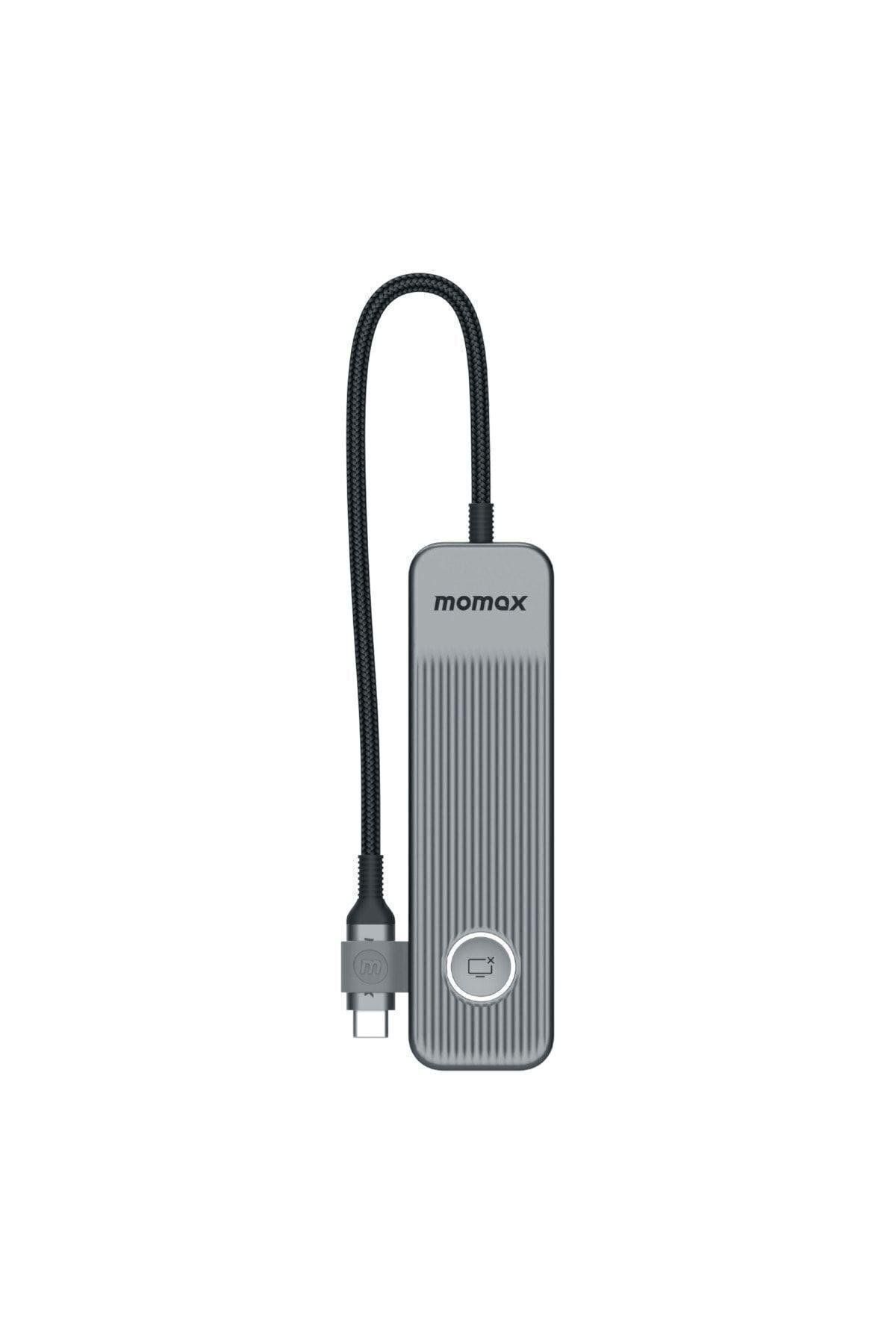 Momax-Onelink 7 in 1 Usb-C Hub Multiport Adapter (Space Gray) 3