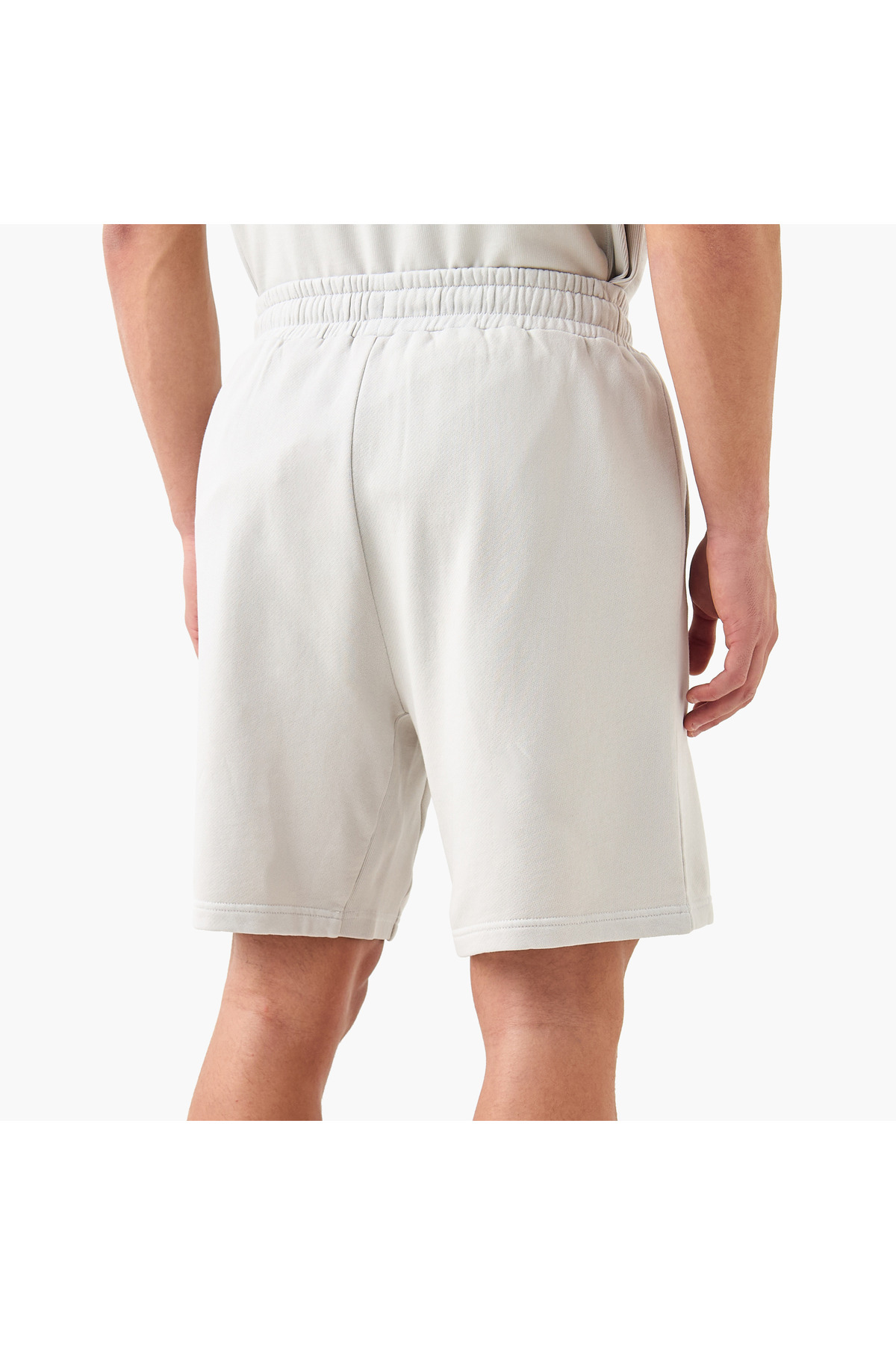 Kappa-Textured Shorts with Drawstring Closure and Pockets 3