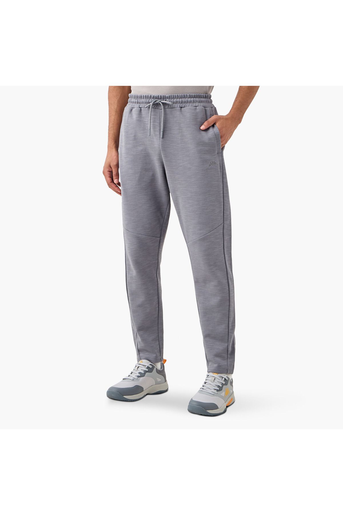 Kappa-Embroidered Joggers with Drawstring Closure and Pockets 1