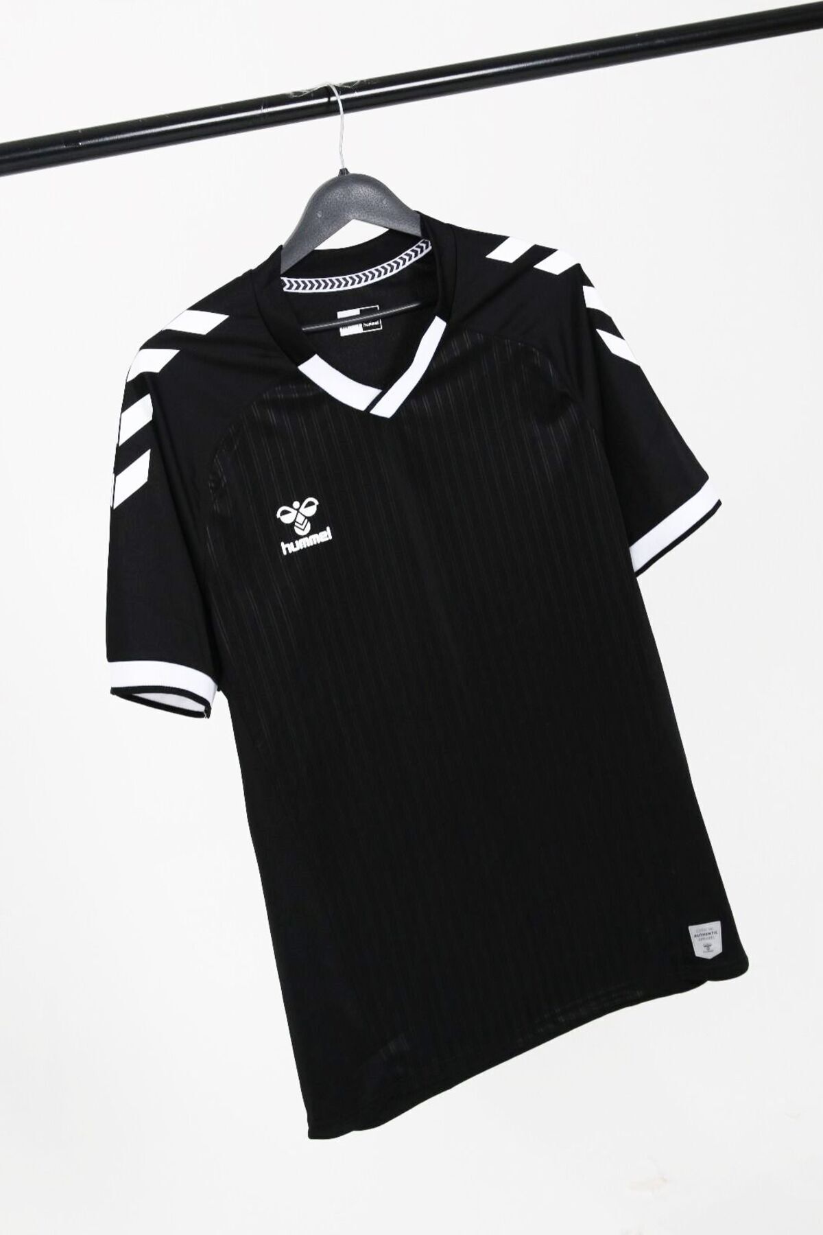 hummel Fast Basic Futbol Forması Tek Üst (İsim ve Numara Yazılır)-Siyah - L