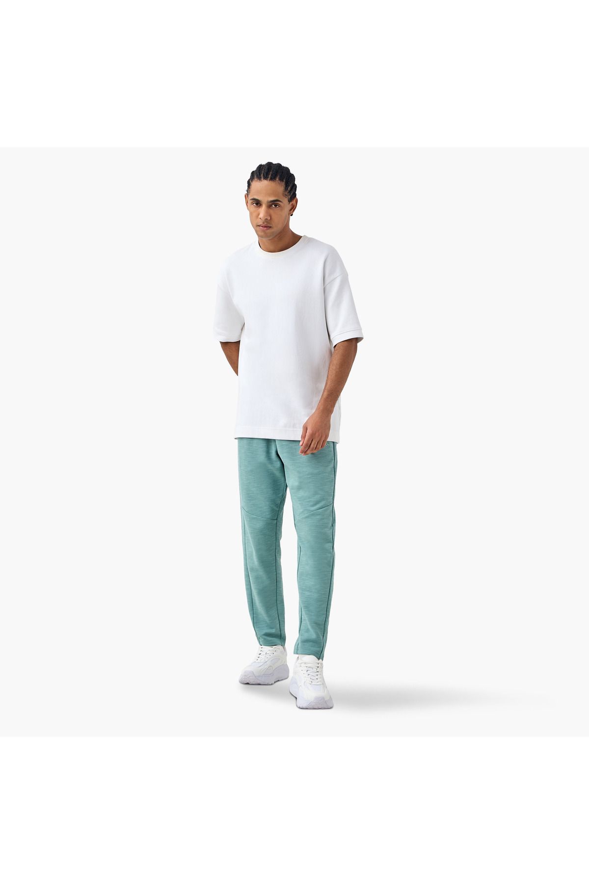 Kappa-Embroidered Joggers with Drawstring Closure and Pockets 2