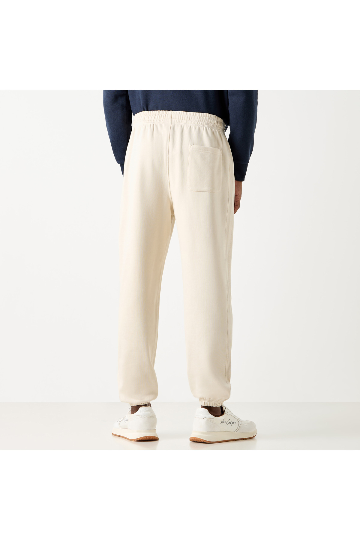 Adot-Textured Joggers with Pockets and Drawstring Closure 3