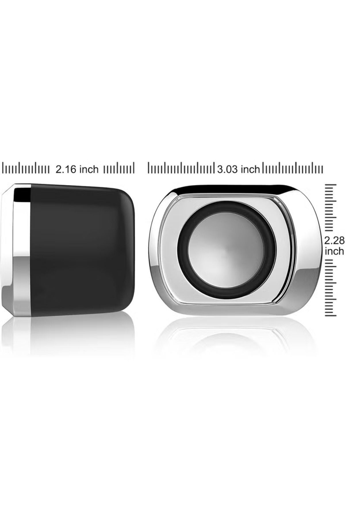 COOYA-Computer Speaker,with Volume Control and 3.5 Mm Audio Plug, USB Powered,for PC Tablets Cellphone 4