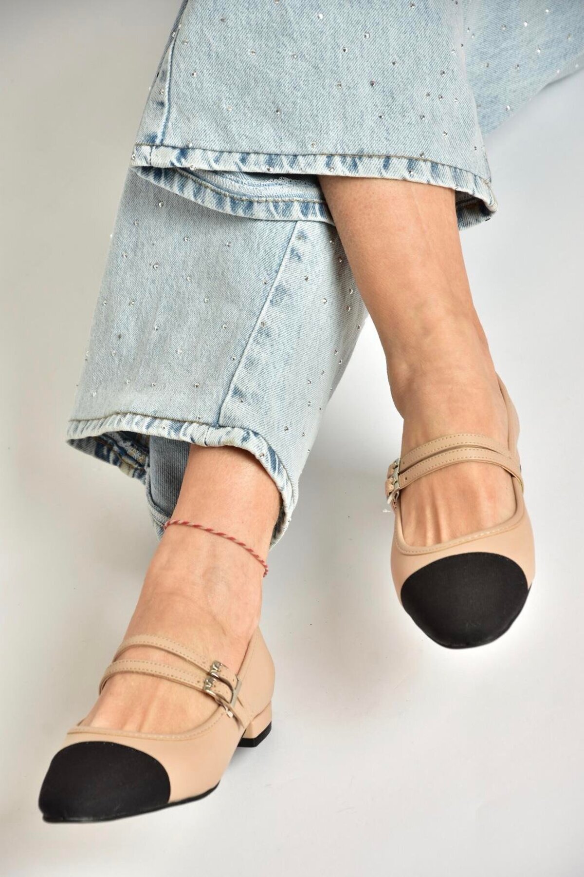 Fox Shoes U725512109 Ten Kadın Babet görsel 2