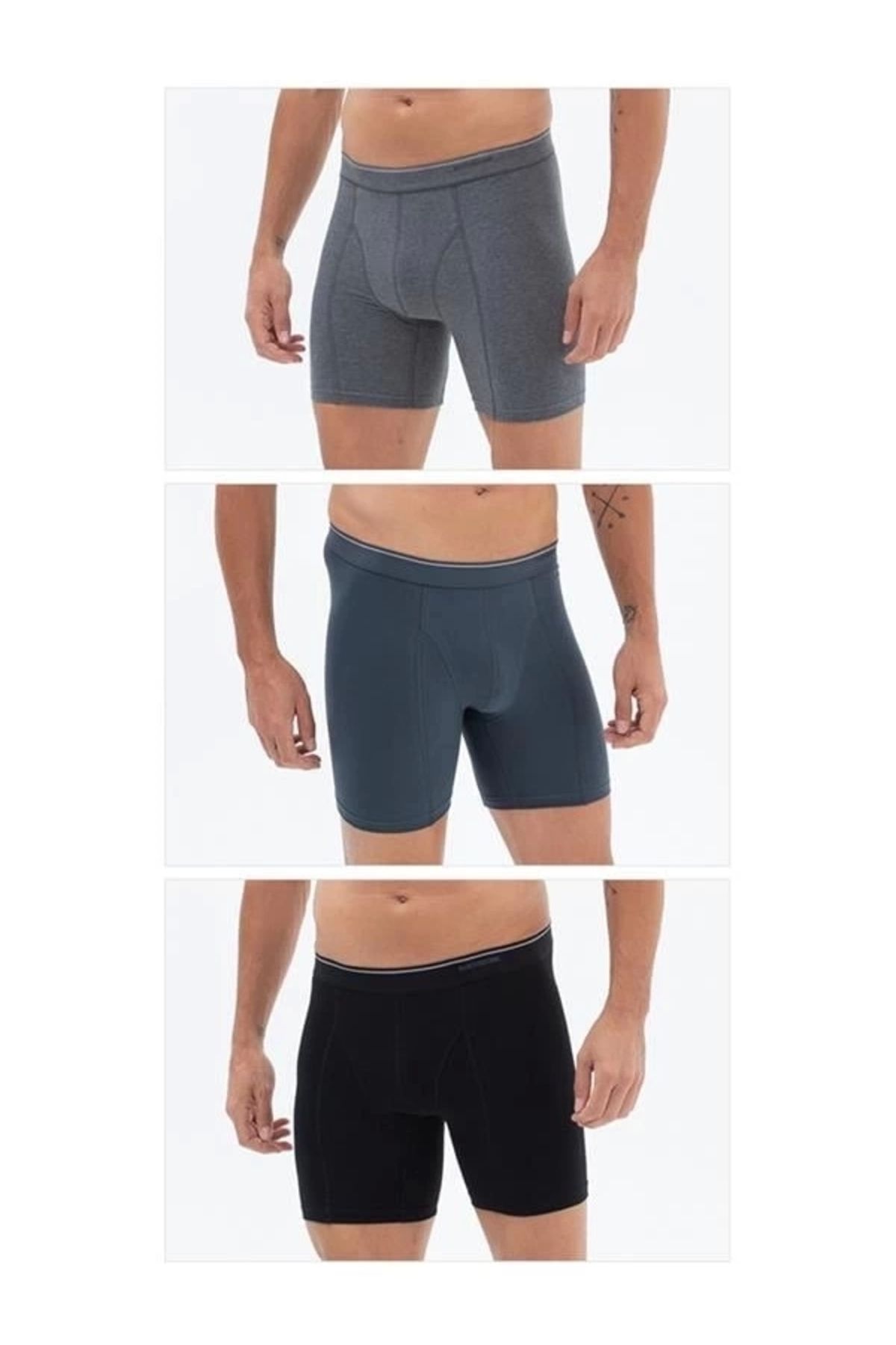 FTT SHOPPING MARKET 3lü Paket Erkek Boxer 9683