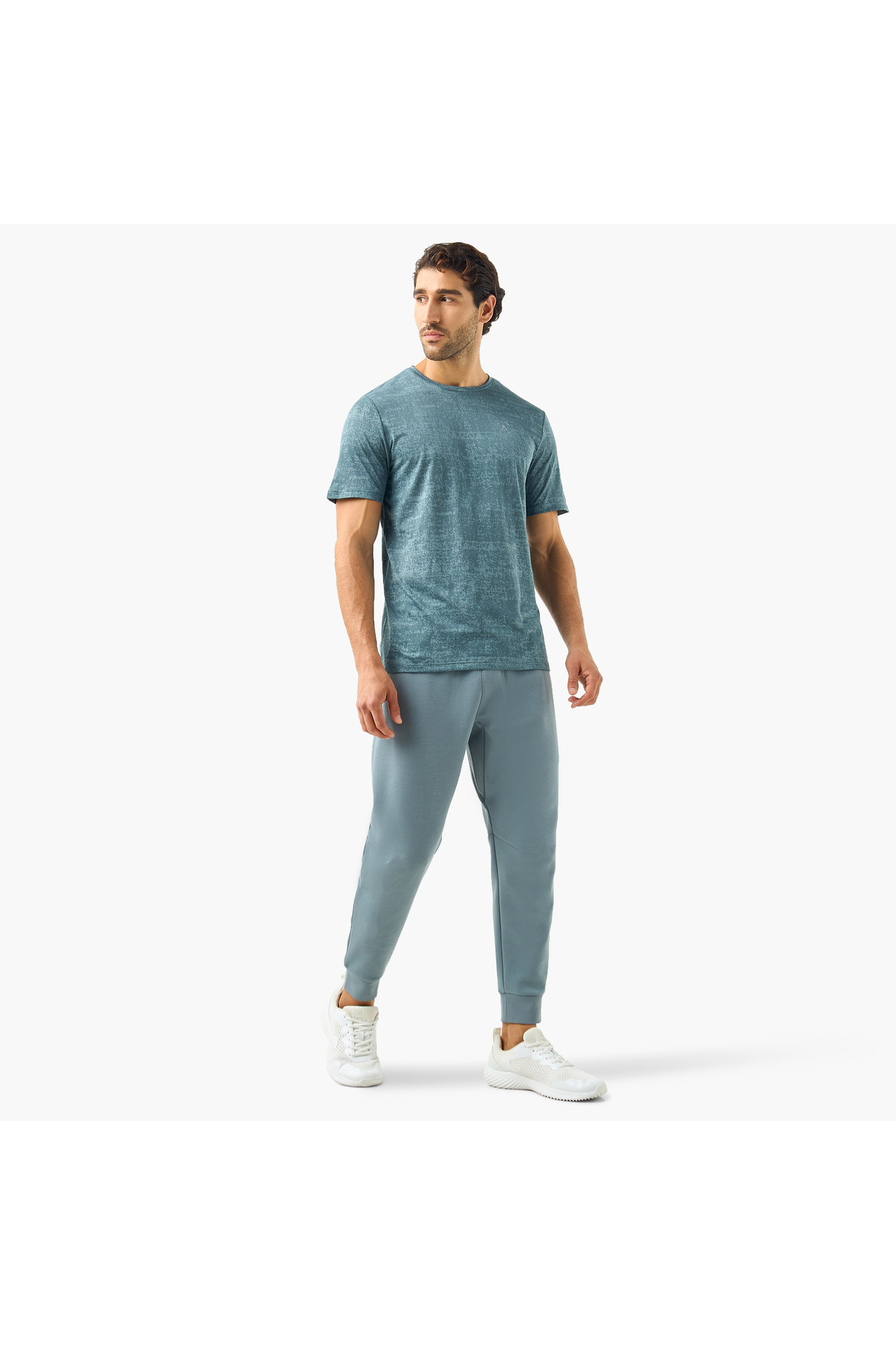 Adot-Panelled Joggers with Drawstring Closure and Pockets 2