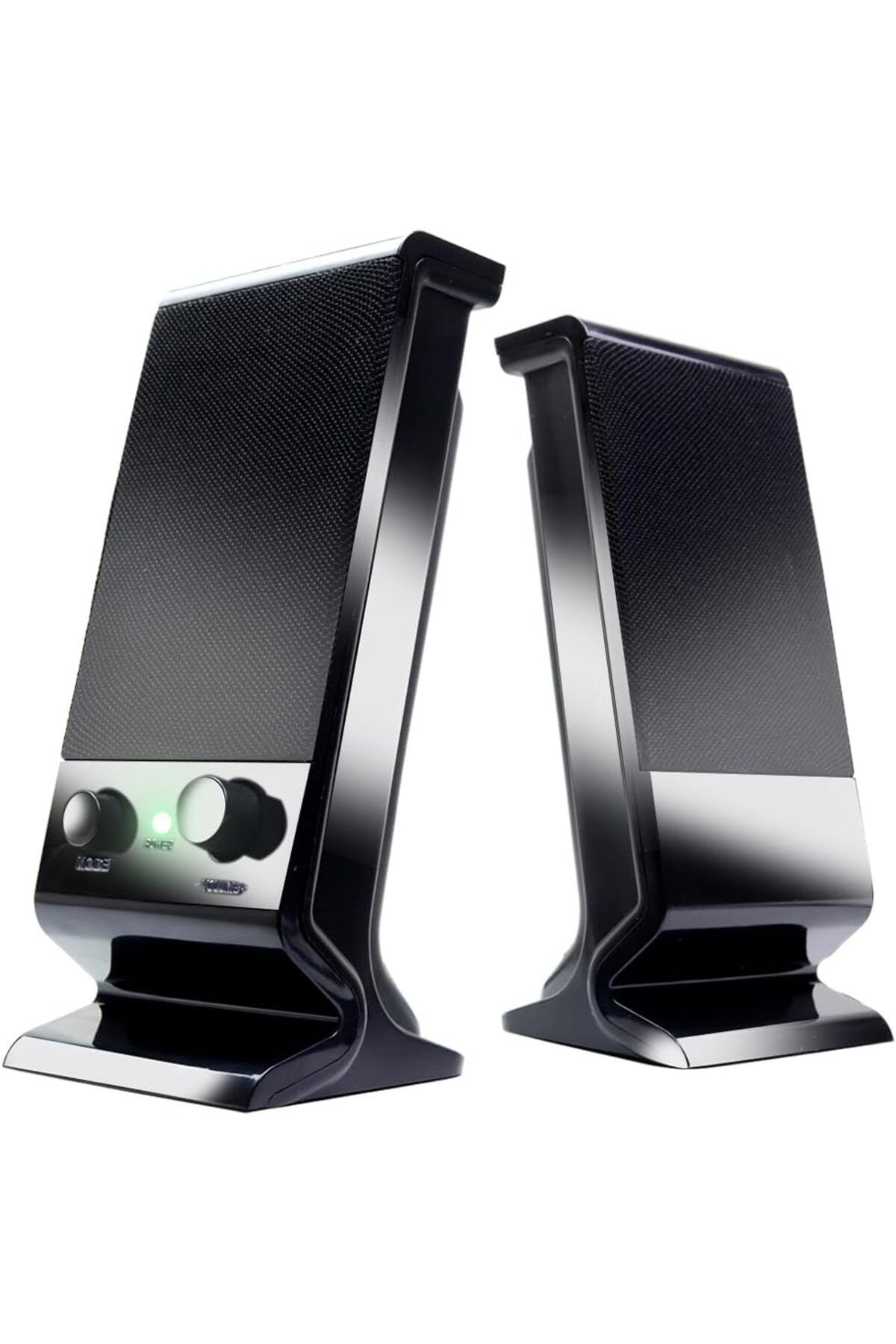 COOYA-Black Computer Speaker, Compact and Delicate, 3.5 Mm Audio Plug, USB-Powered, for PC Tablets 1