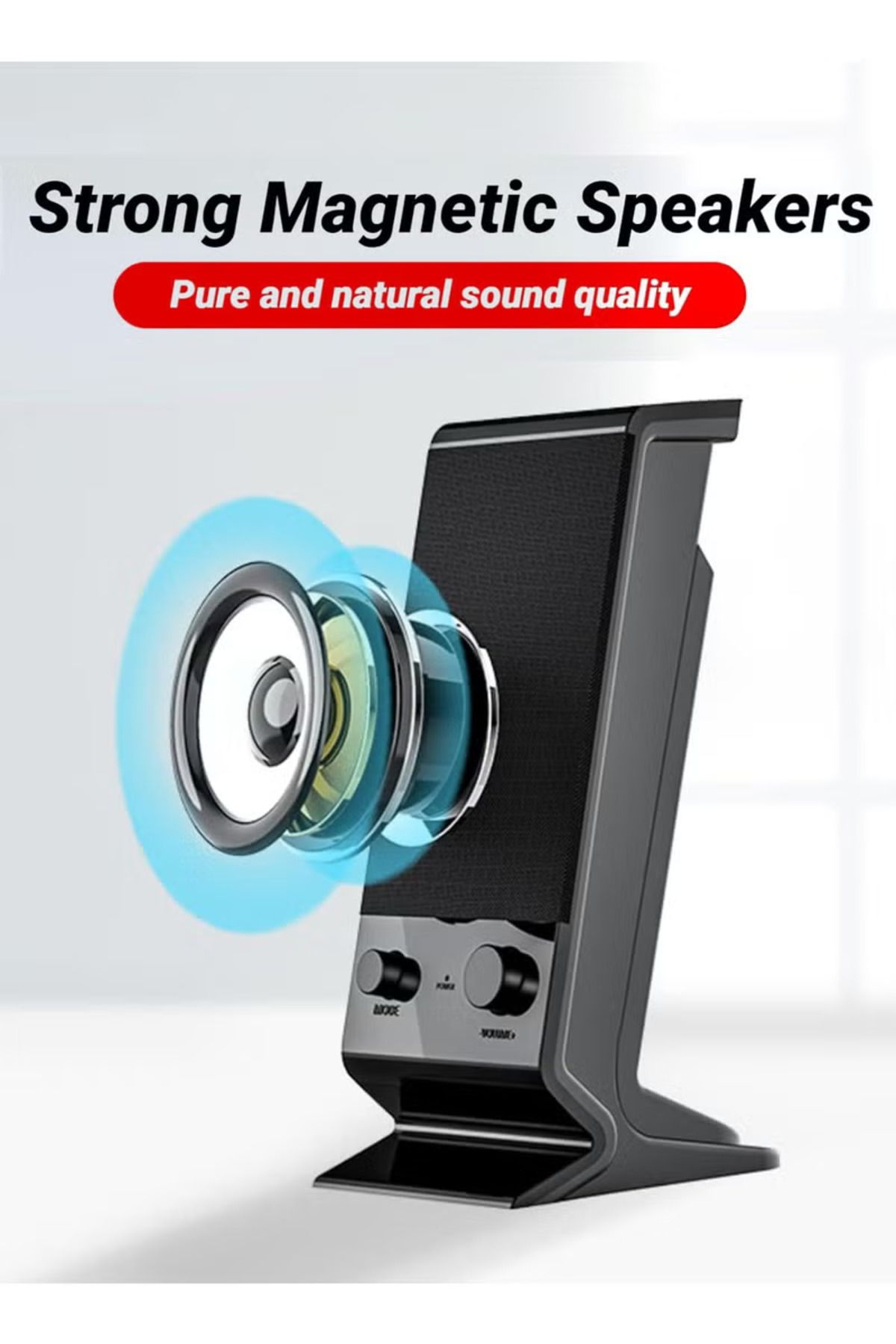 COOYA-Computer Speaker with Volume Control and 3.5 Mm Audio Plug,USB-Powered,for PC Tablets Cellphone 5