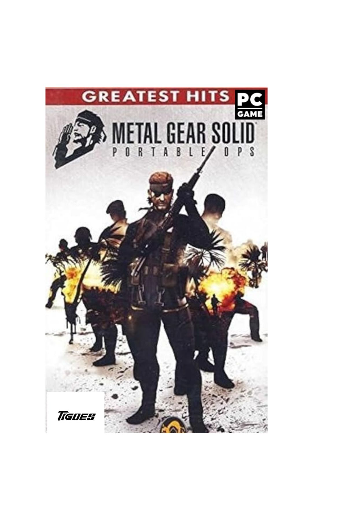 Tigdes Pc game Windows Uyumlu Metal Gear Solid Portable Ops  Bilgisayar Oyunu Dvd