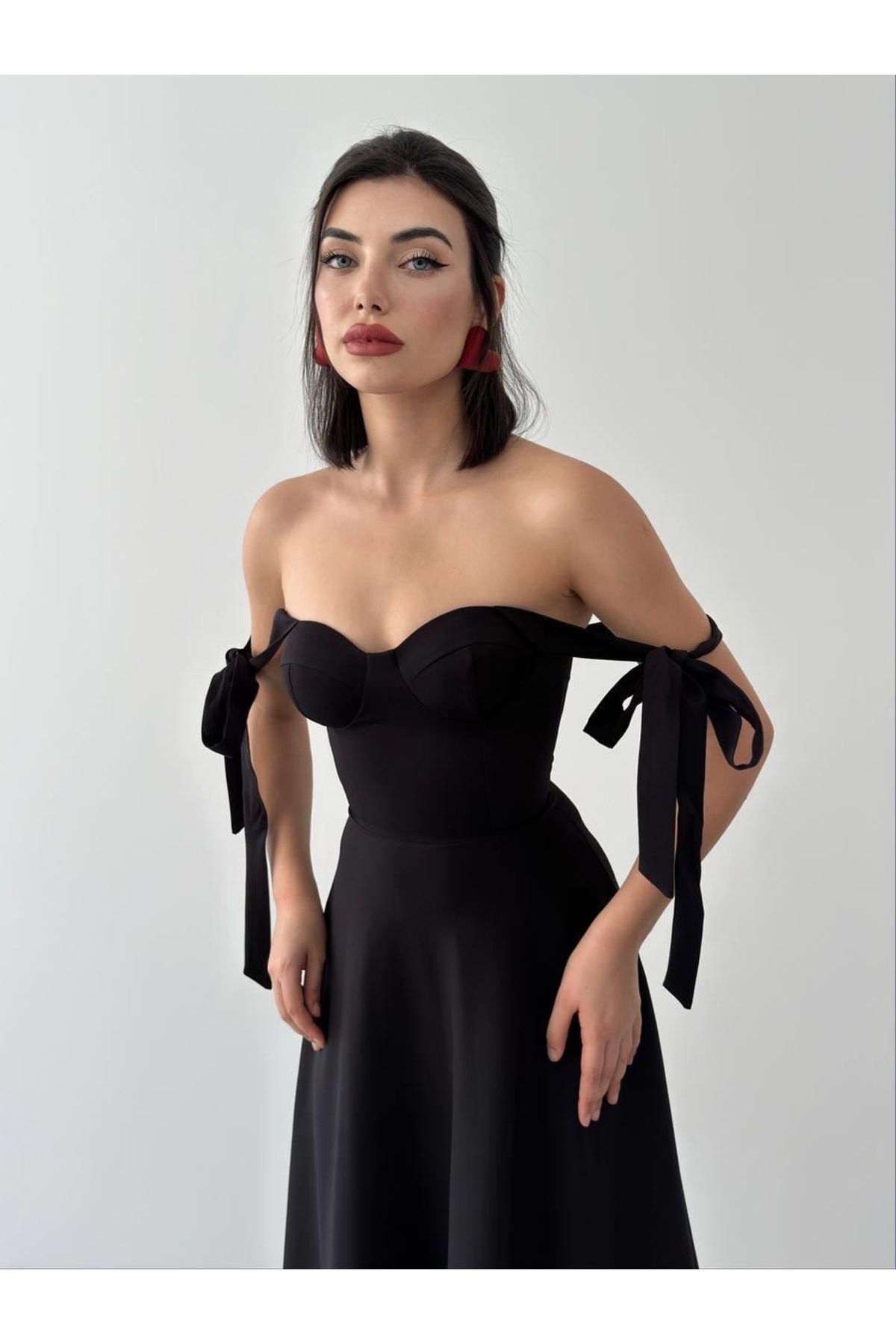 MHT STORE Tiyenna Midi Elbise