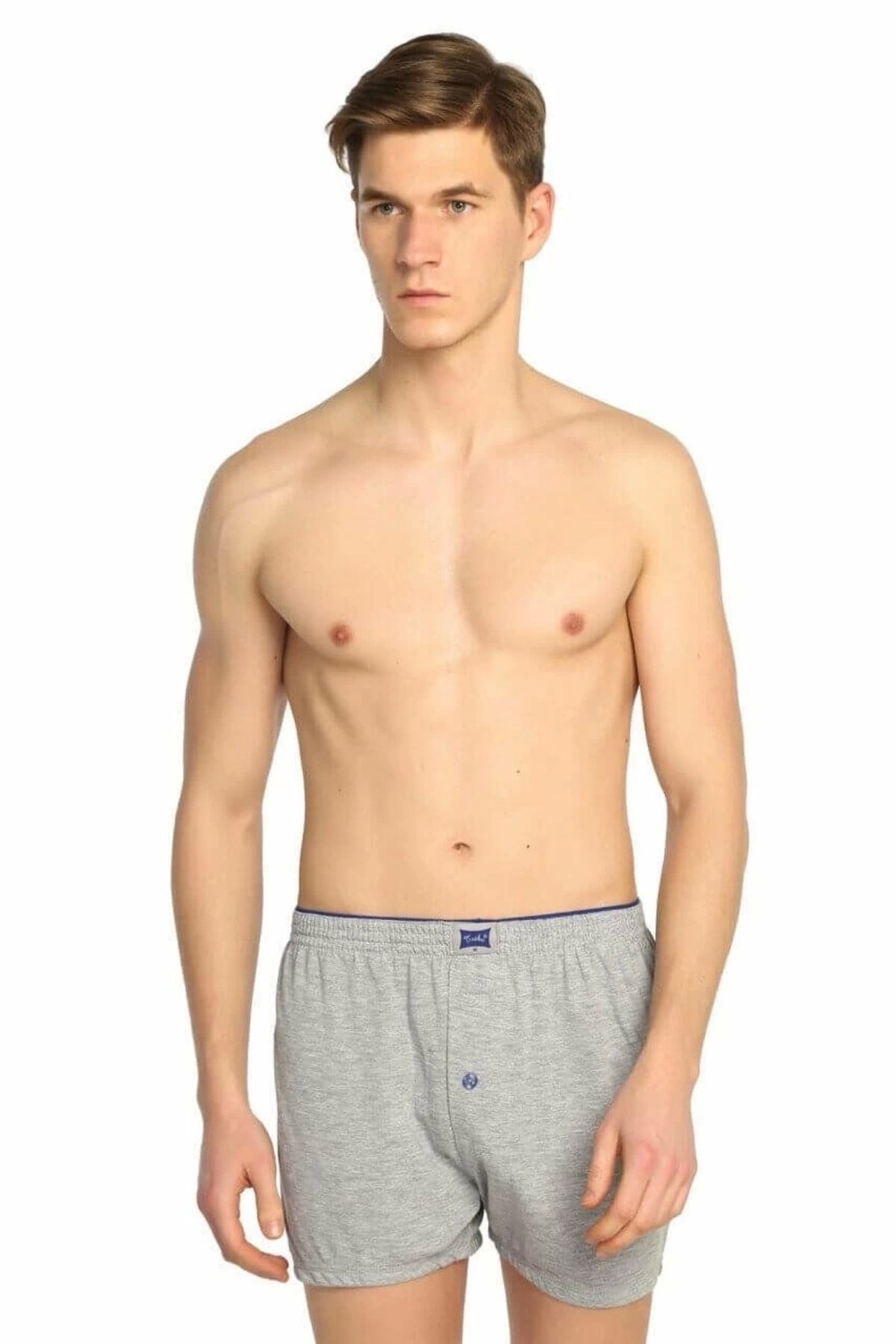 FTT SHOPPING MARKET Tutku 0117 Erkek Penye Düz Boxer