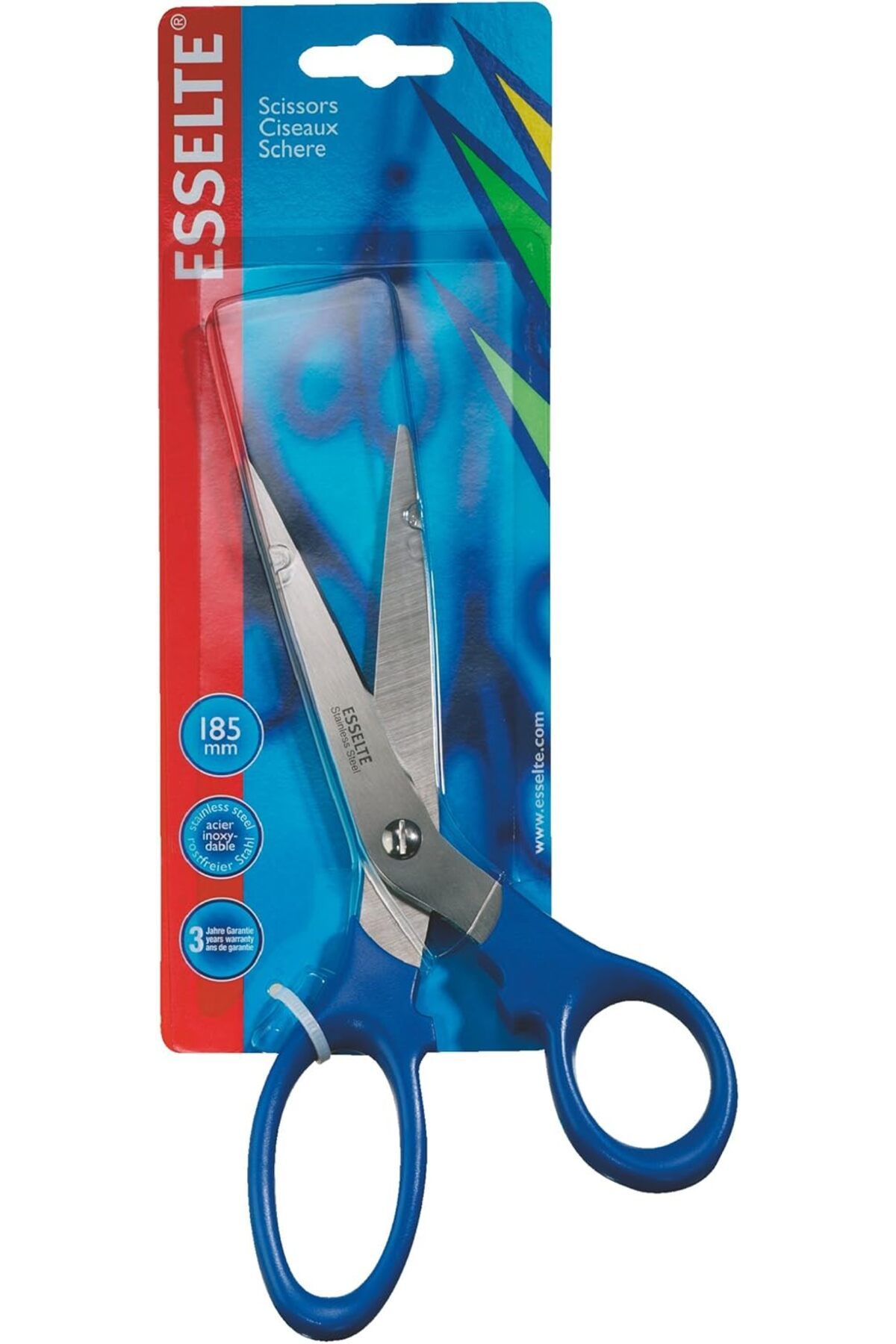 STOREMAX lvnmblya 82118 Papierschere 2000, 185 mm, 7 inç, sap Mavi Shop Deesing 224120