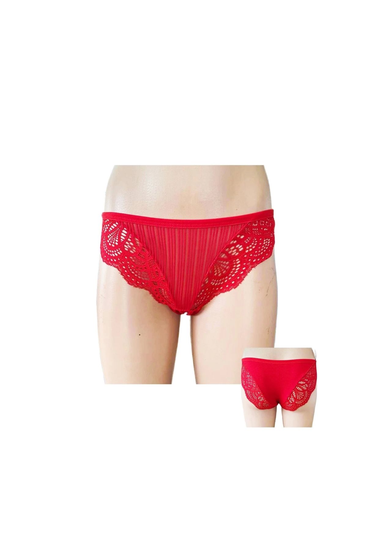 FTT SHOPPING MARKET Papatya 5191 Kadın Dantelli Slip Külot