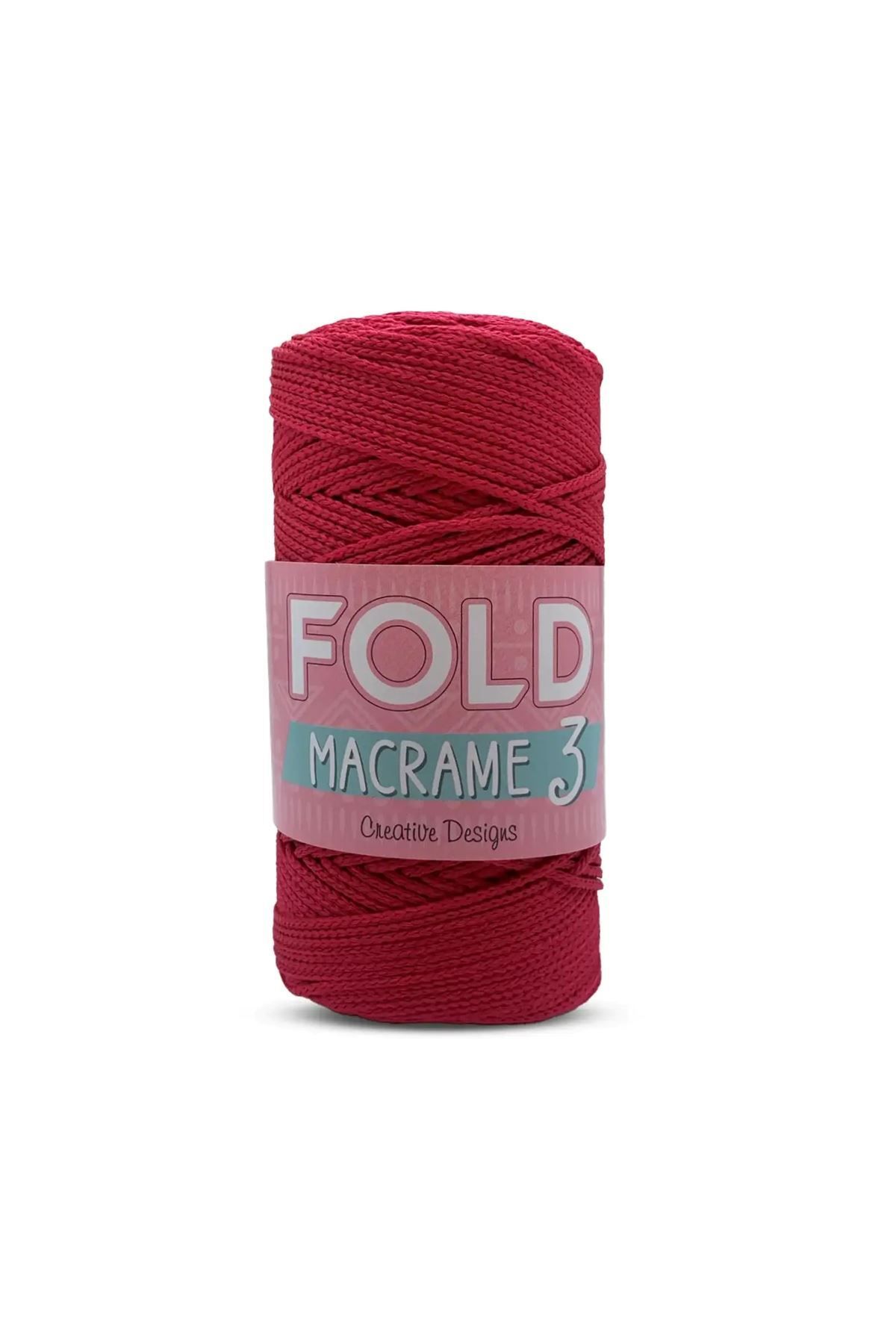 FOLD-Macrame Yarn No:3 - 105 Polyester, 1 Mm, 100 gr 115 M Supla String Bag String 1