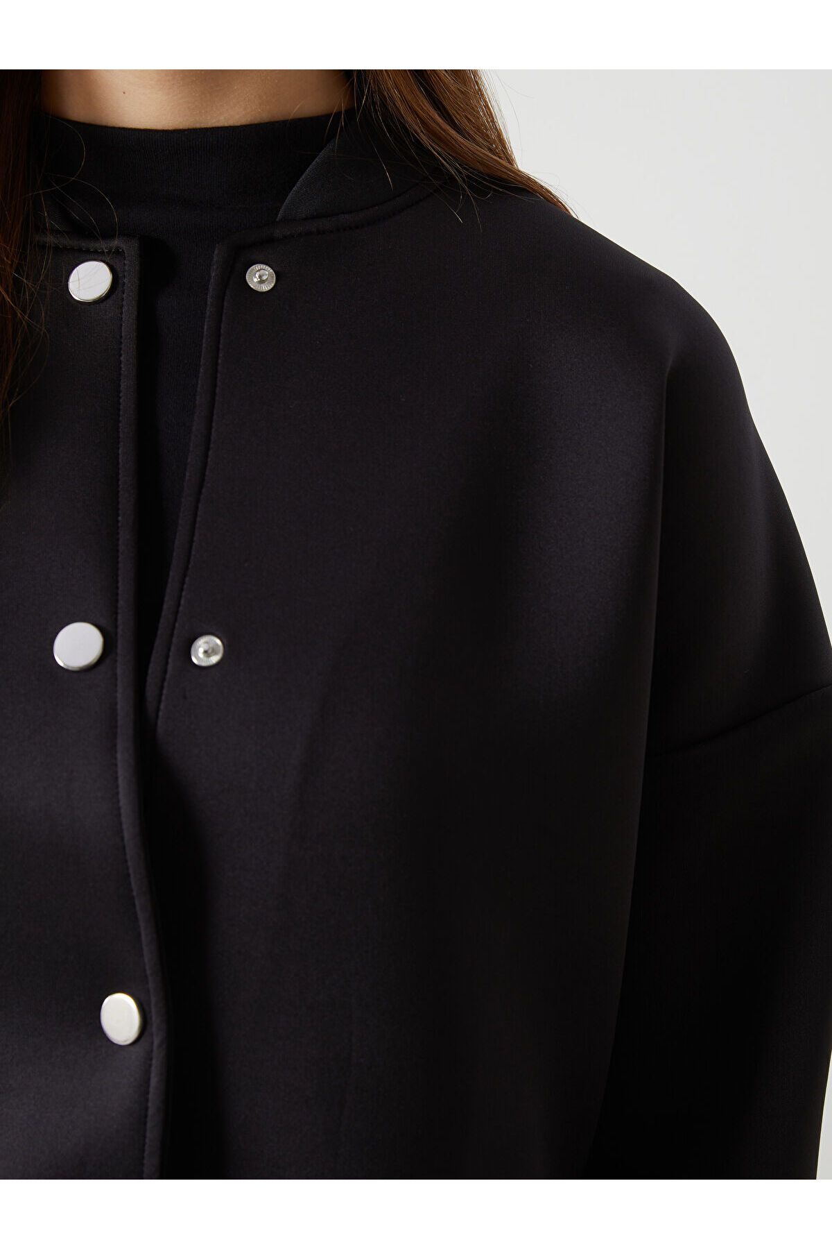 LC Waikiki-Jachetă de colegiu oversize pentru femei 3