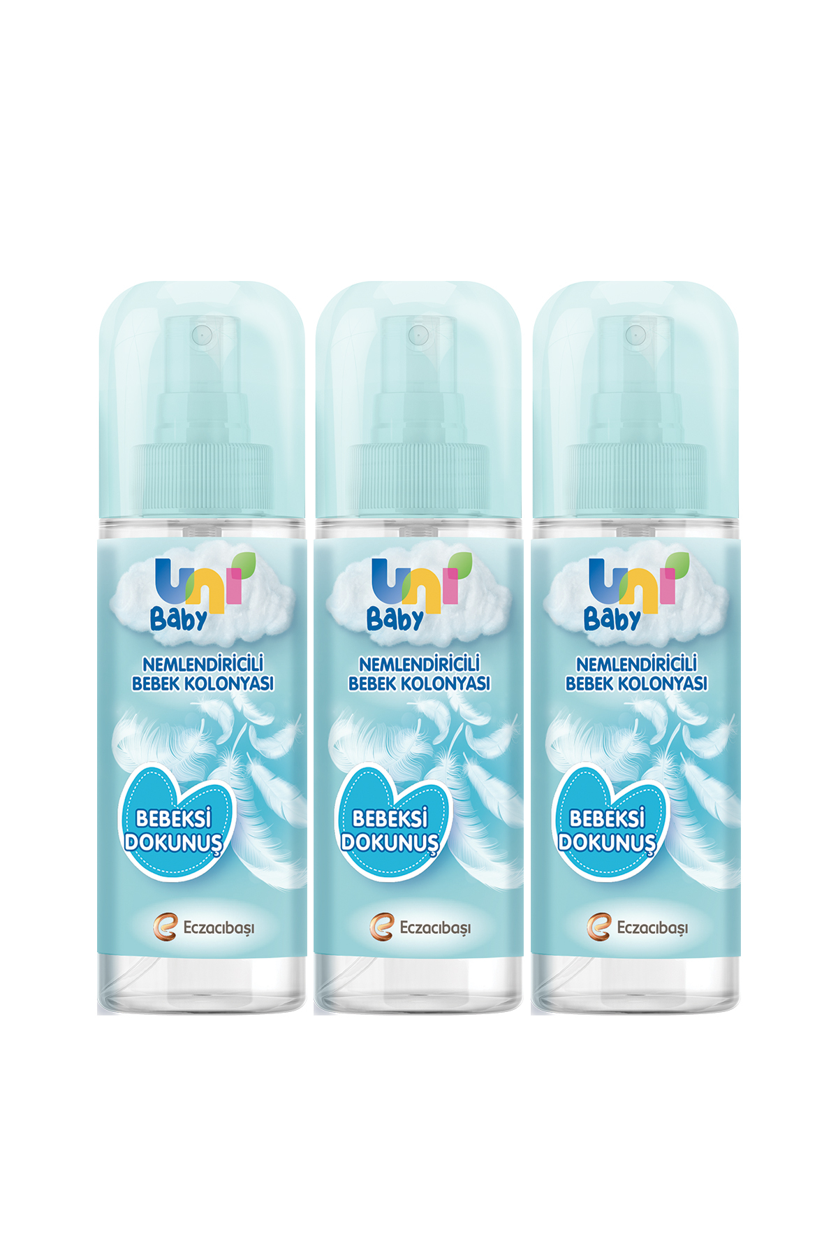 Uni Baby Bebek Bakım Seti ( Bebeksi Kokular Kolonya 3*150 ml Şampuan 3*900ml) fotoğrafı 7 (önizleme)