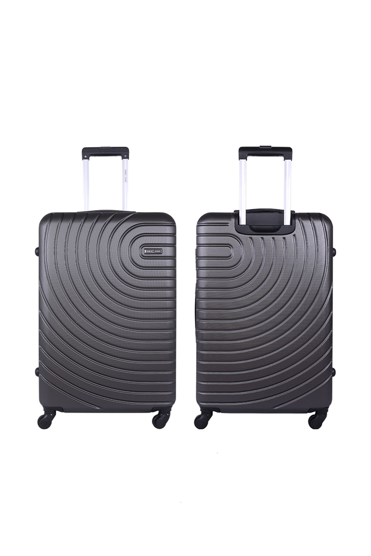 PARAJOHN-Spiral Set of 3 ABS Hard Case Luggage Trolley Bag with 4 Spinner Wheels & Lock 5