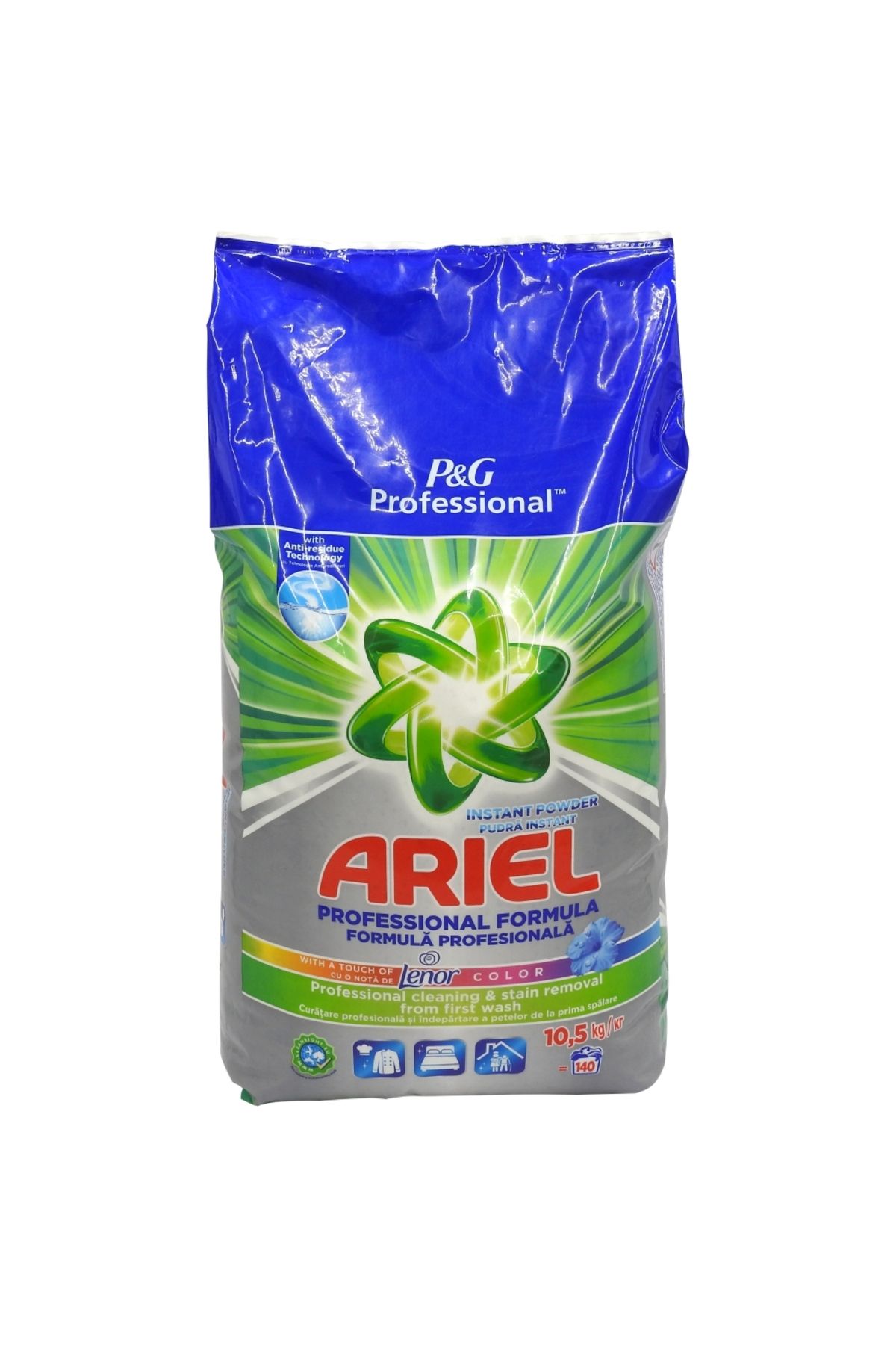 Ariel Detergent Rufe Automat 10.5kg Lenor Culoare 140sp - One Size