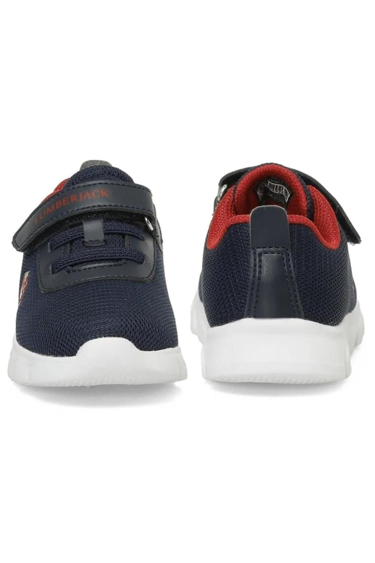 lumberjack-First Bebe 21/25 Children's First Step Velcro Ultra Light Sneaker Sports Shoes 5