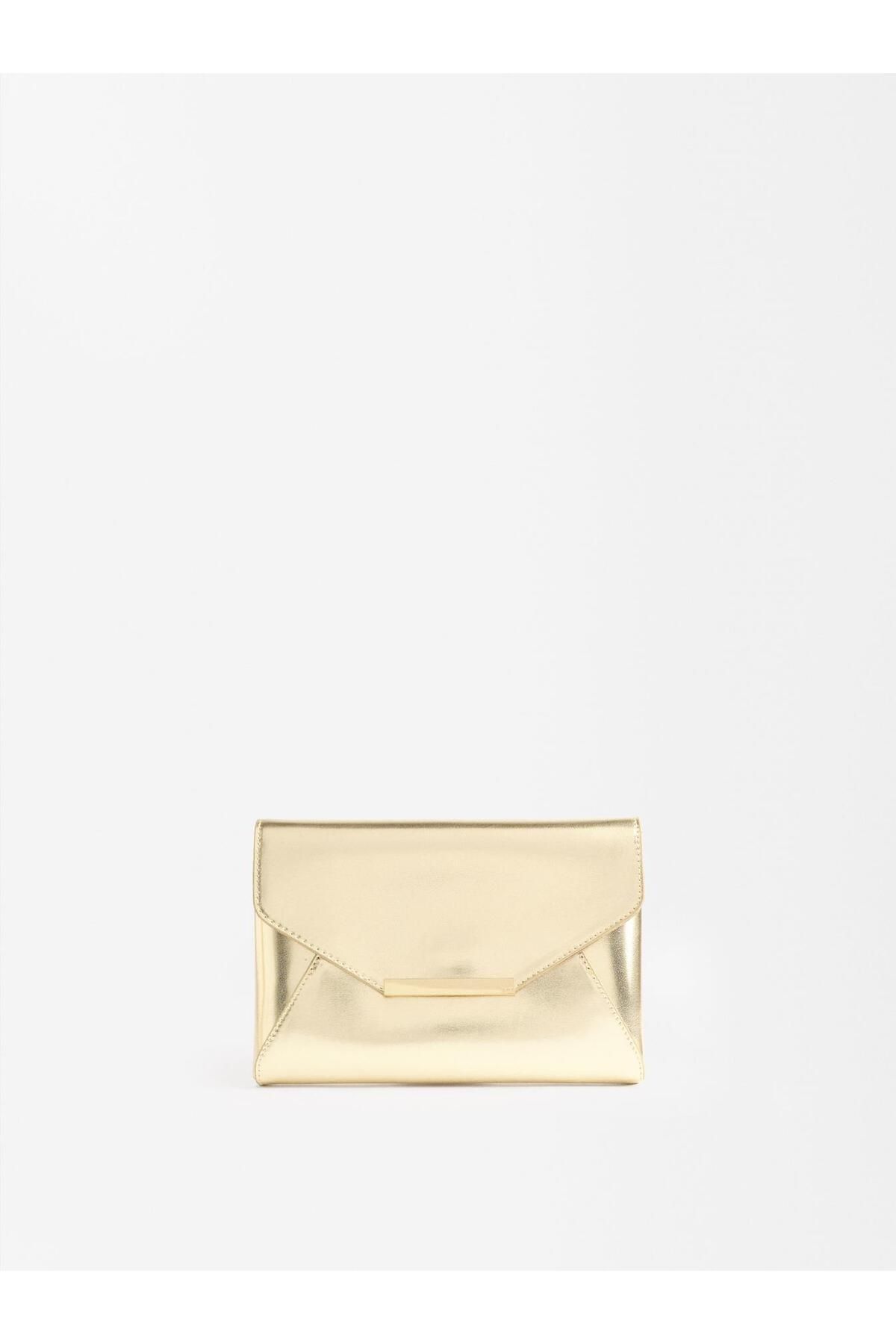 PARFOİS Metalik Party Clutch Çanta
