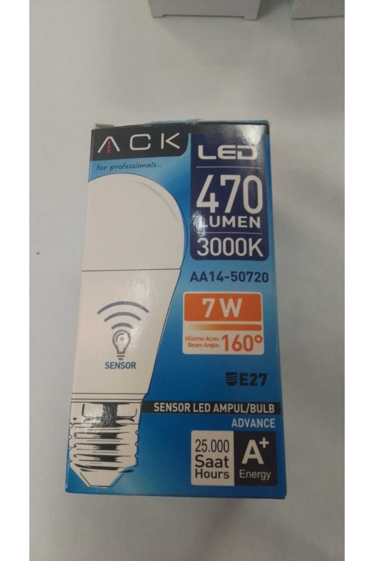 7W 470 LMEN 3000K LED AMPUL SENSÖRLÜ - 1