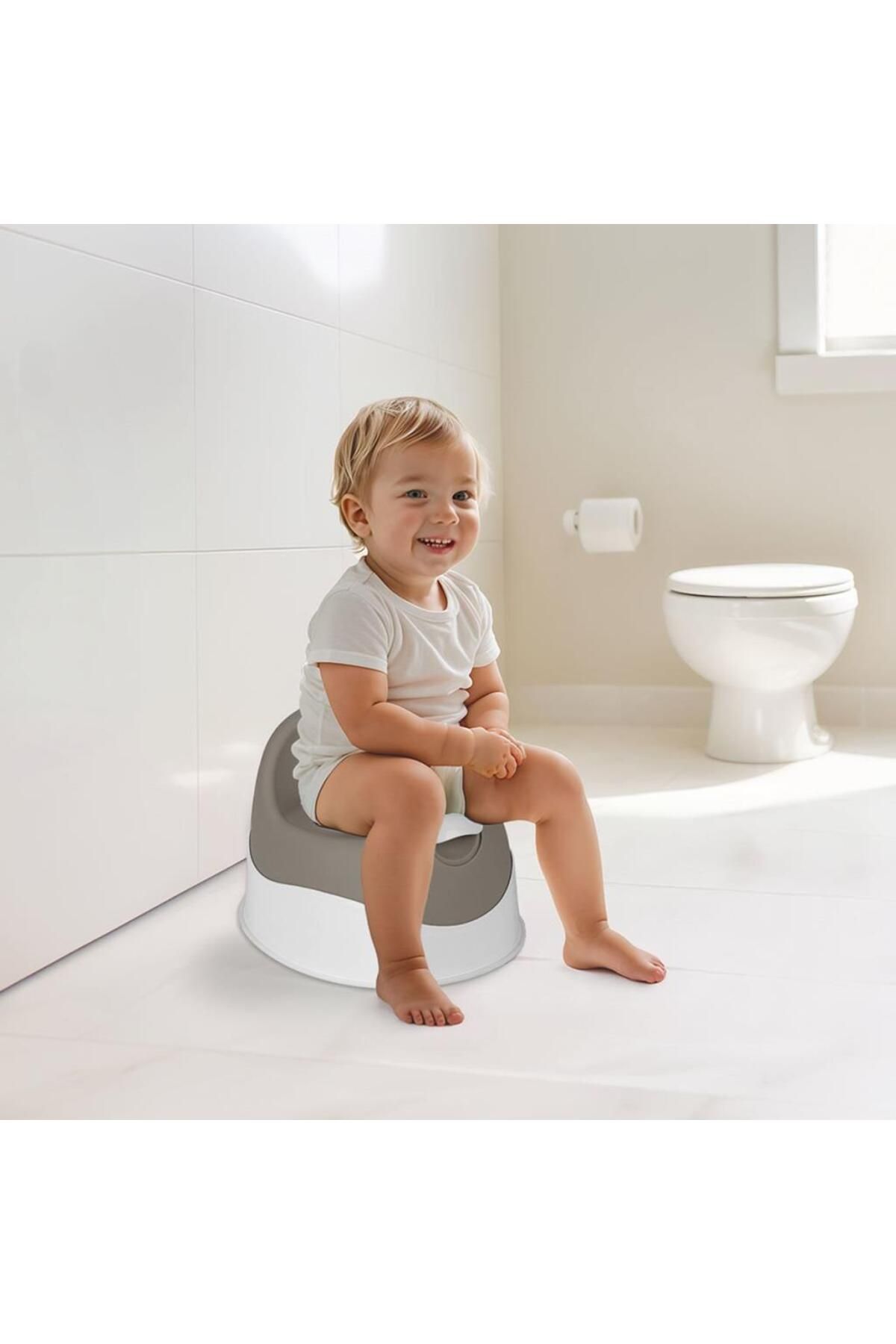 NW NessiWorld Nessiworld 7564 Eğitici Klozet Stone XL Gri -Dolu Oyuncak
