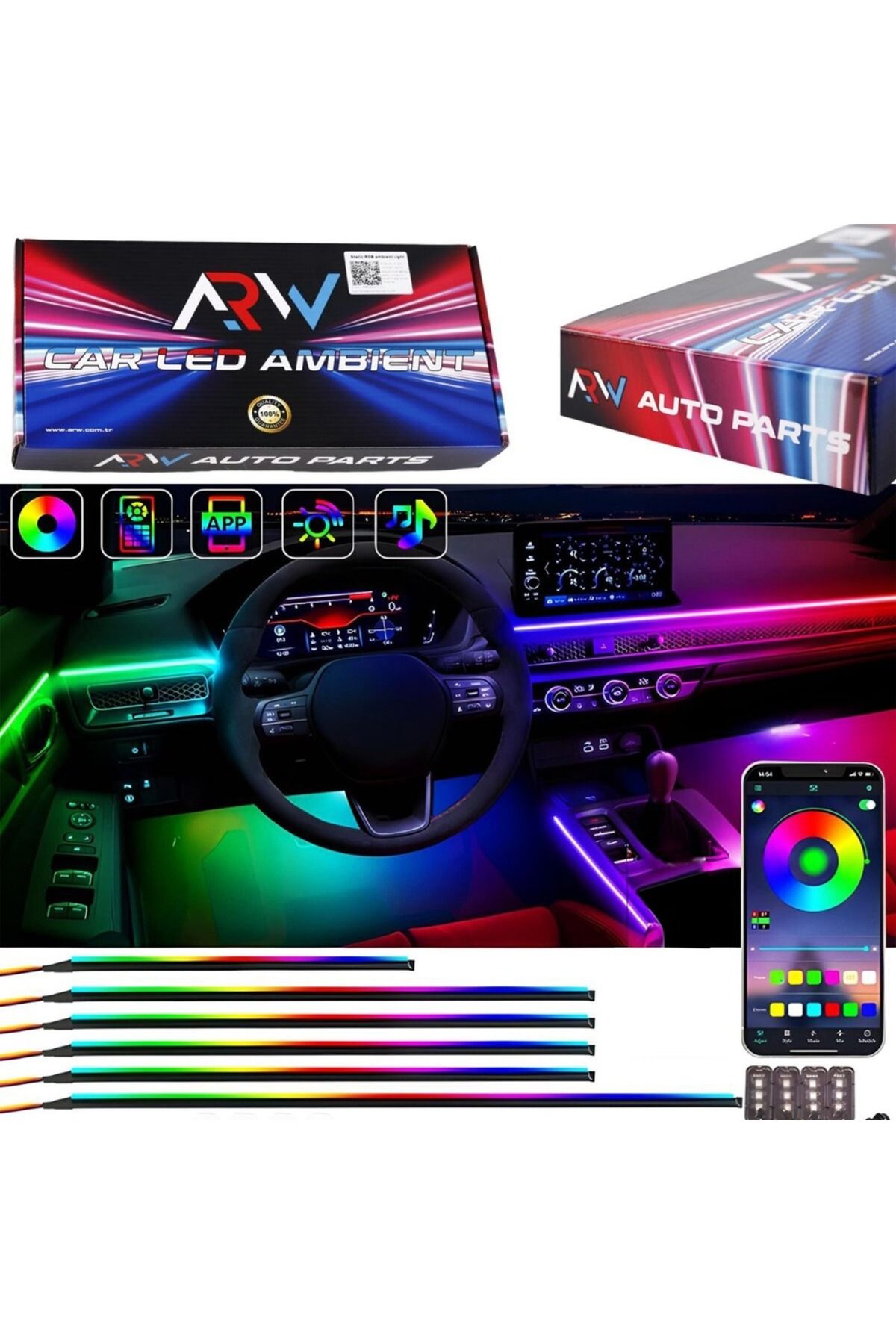 Startcar Mitsubishi Fuso 64 Renk 210 Mod Animasyonlu Araç İçi Ambiyans SC