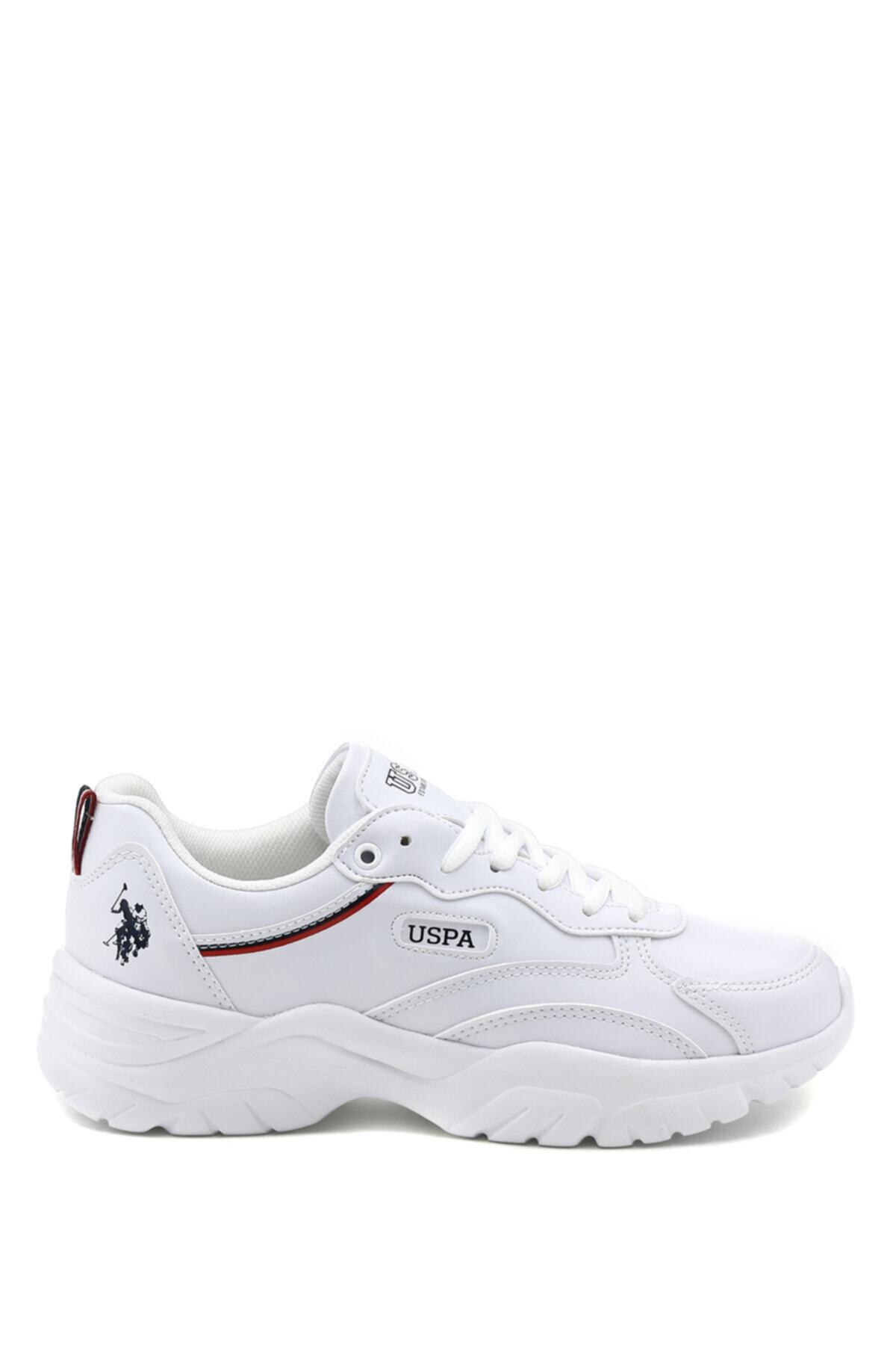 کفش کتانی زنانه راسته | یو اس پولو U.S. Polo Assn. TYBTracey-Kadın-Beyaz-3100408925 - تصویر 4